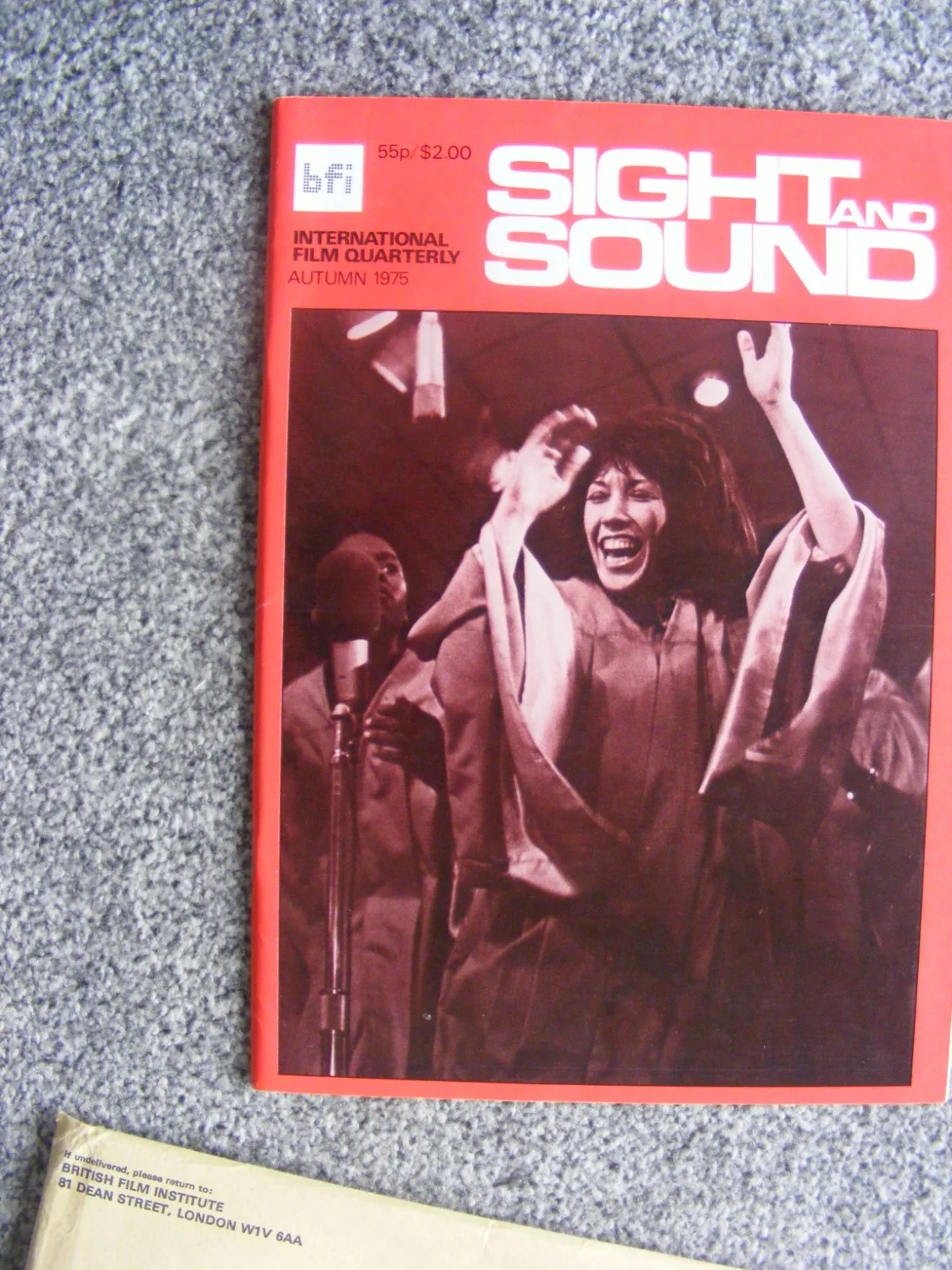 british film institute 1975 sight and sound mag; bowie, man who fell to earth, изображение 2