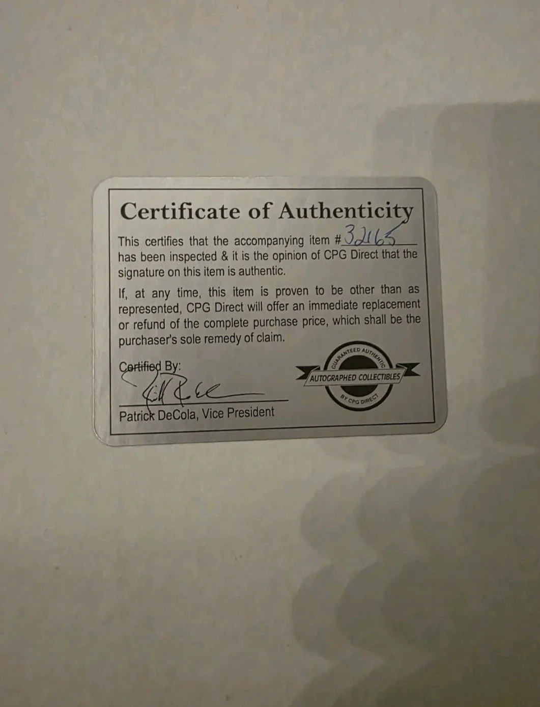 Alicia Silverstone autograph With COA ON BACK, image 2