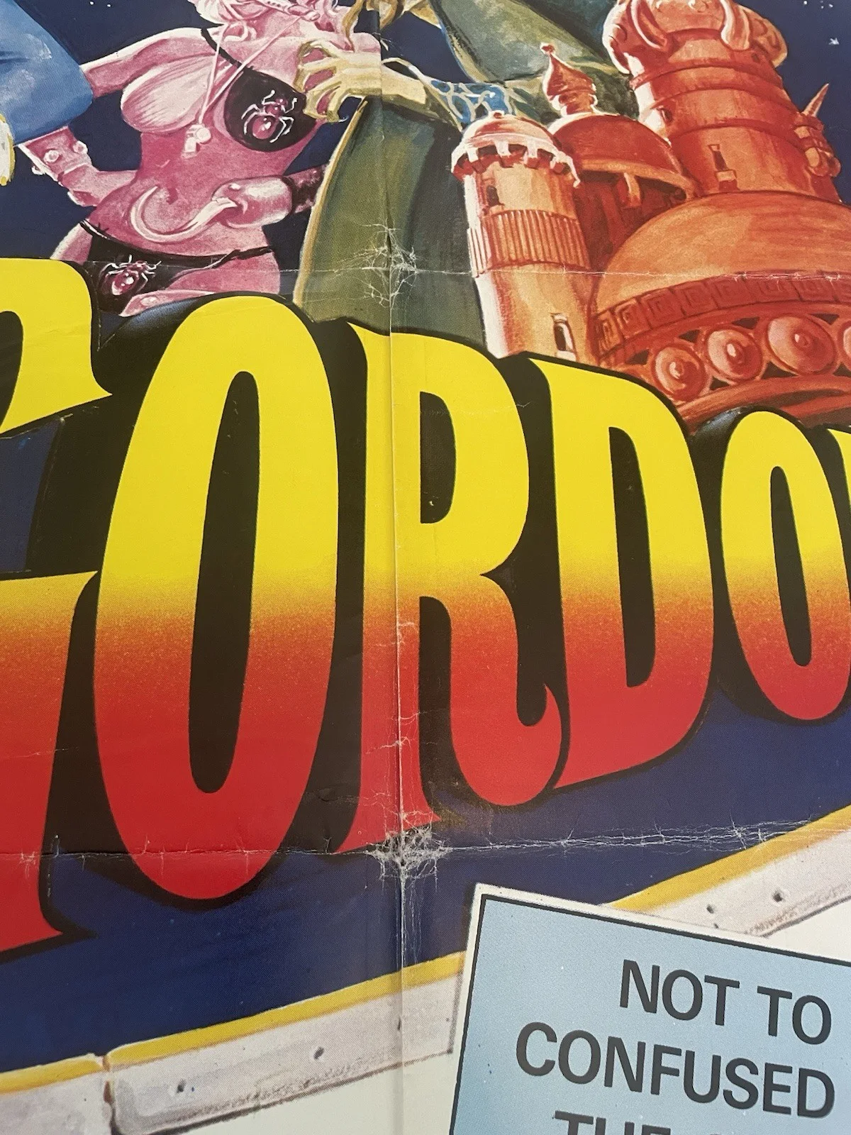 FLESH GORDON (1974) original UK quad poster - sci-fi sex spoof - Sam Peffer art, image 4