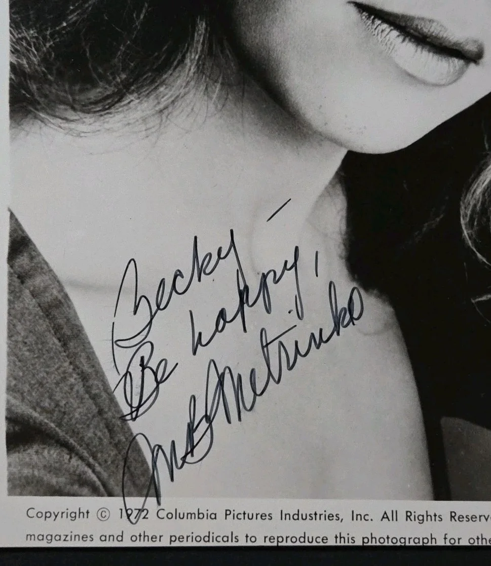 Marsha Metrinko — Vintage Marsha Metrinko Autographed Press Photo 1972 Joe Kidd Columbia Pictures, изображение 2