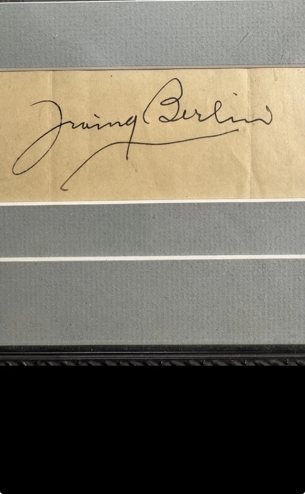Irving Berlin Signed Cut Signature Custom Photo Autograph - Music - LTD Series, image 3