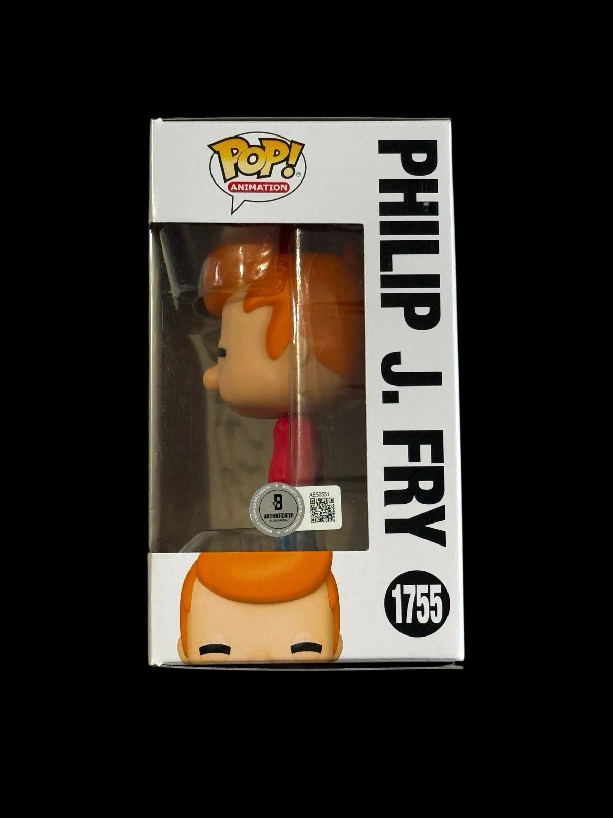 Matt Groening — RARE MATT GROENING SIGNED FRY FUTURAMA FUNKO AUTOGRAPH+SKETCH BECKETT LOA+PROOF, изображение 4