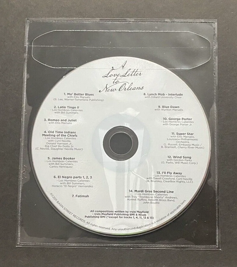 Irving Mayfield SIGNED A Love Letter to New Orleans Book Soledad NEW CD Included, изображение 4