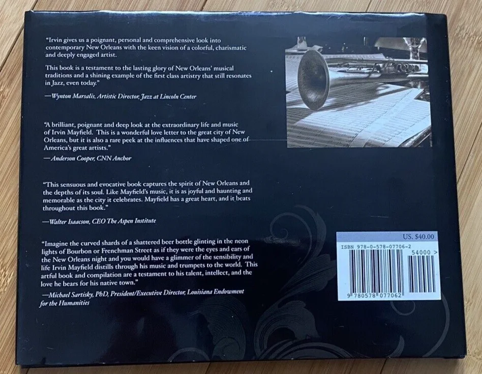 Irving Mayfield SIGNED A Love Letter to New Orleans Book Soledad NEW CD Included, изображение 5