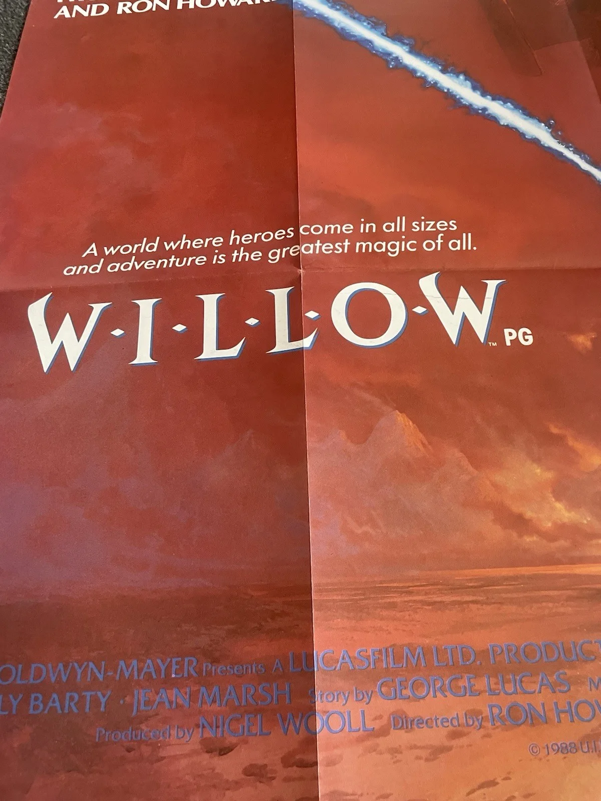 Willow Original Movie Uk Quad Poster Val Kilmer, изображение 4