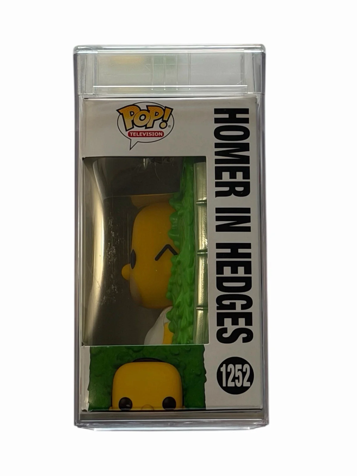 Matt Groening — MATT GROENING SIGNED HOMER IN HEDGES FUNKO AUTOGRAPH+SKETCH ENCAPSULATED PSA, image 4