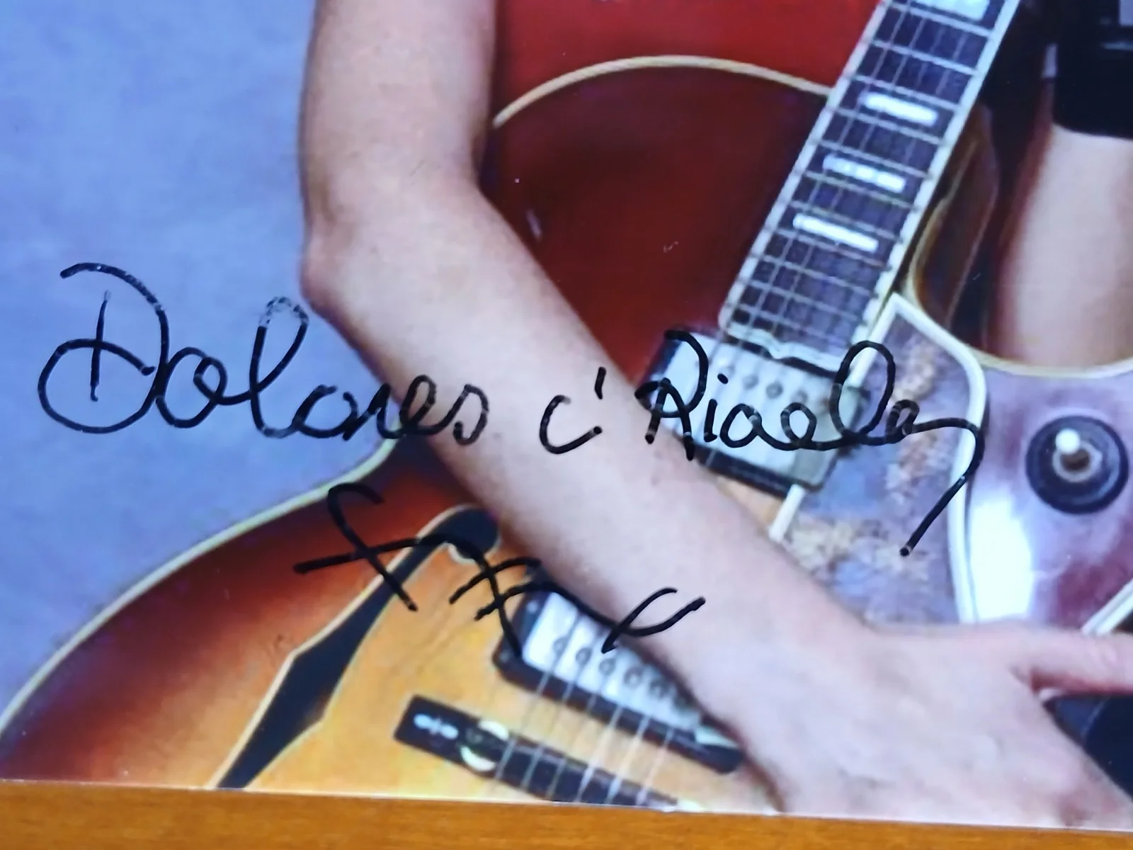 Dolores O'Riordan, The Cranberries, Signed Autographed 6x6 Photo, image 2