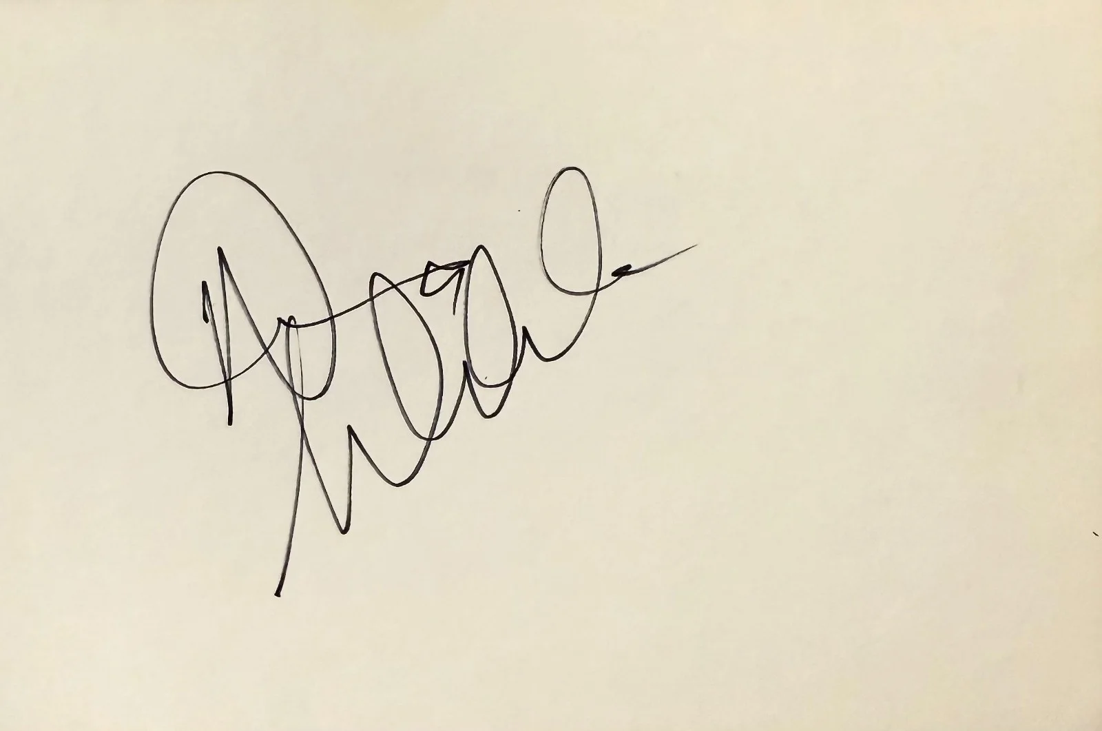 Dana Ashbrook — DANA ASHBROOK Signed Autographed 4"x 6" INDEX CARD Return of the Living Dead II, изображение 3