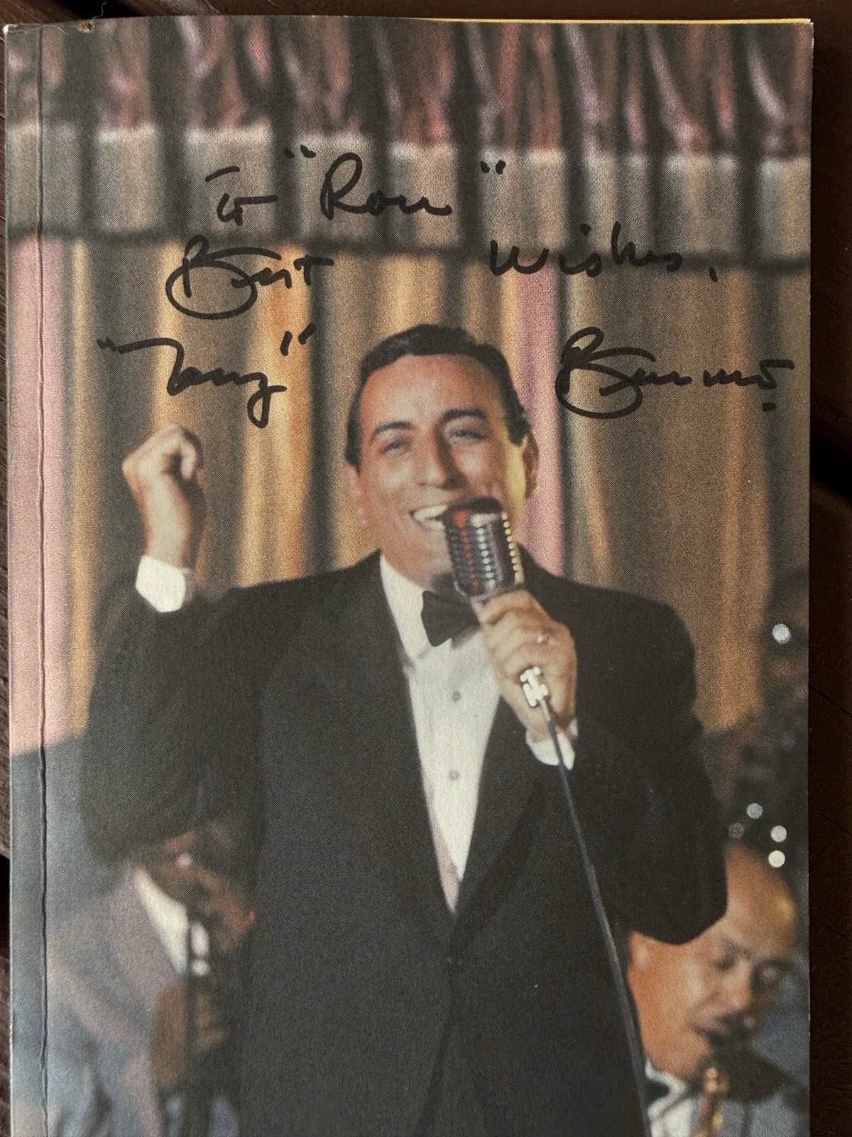 Tony Bennet Autographed Show Program, image 2