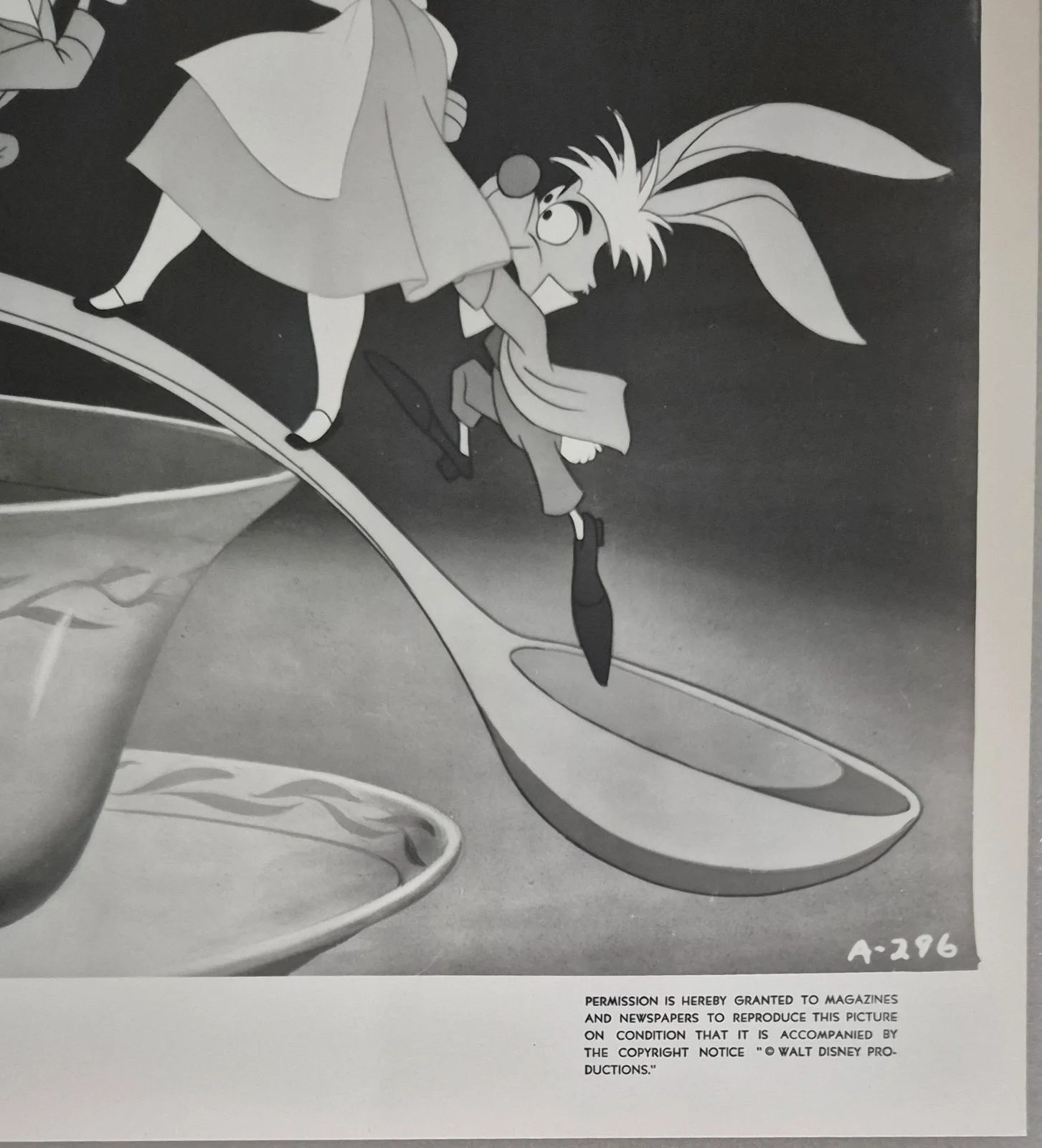 1951 ALICE IN WONDERLAND - Press Photo / Lobby Card 10" x 8" - Walt Disney #14, изображение 3