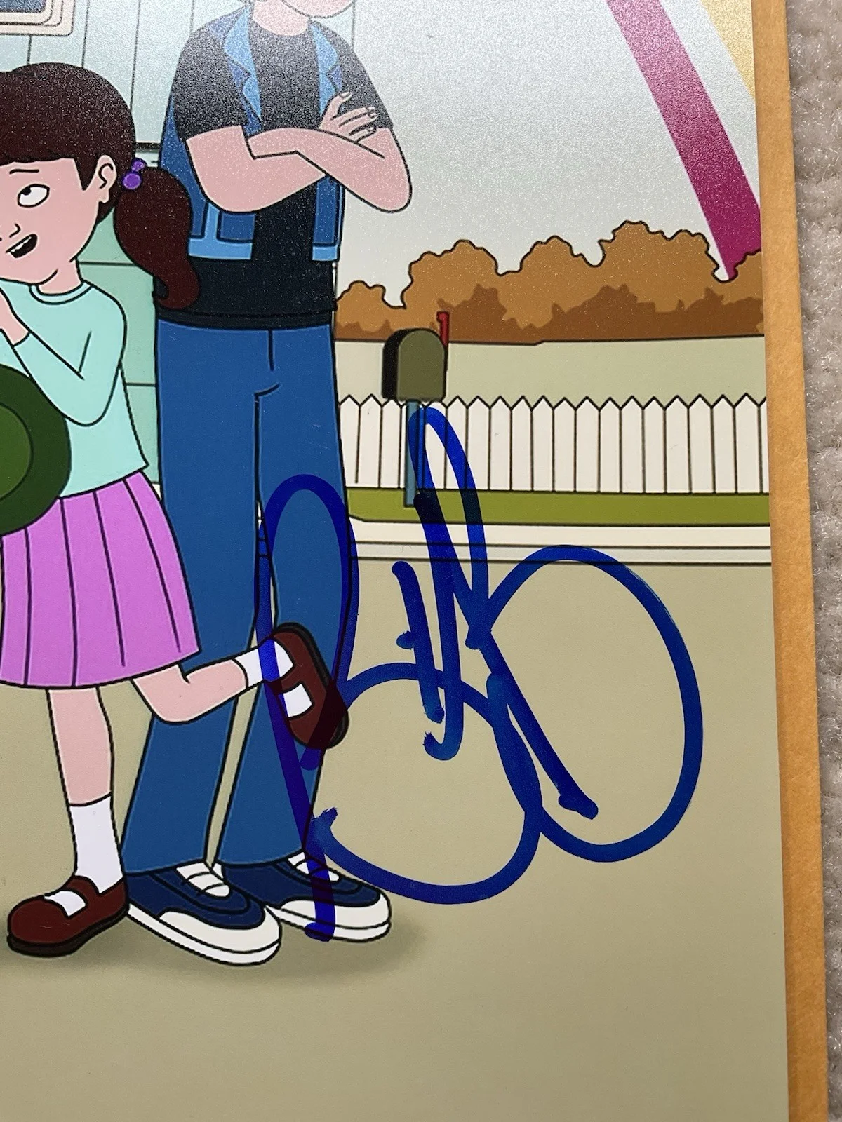 Bill Burr — F is for Family signed 12x18 Bill Burr signed photo BAS Laura Dern signed 12x18, изображение 2