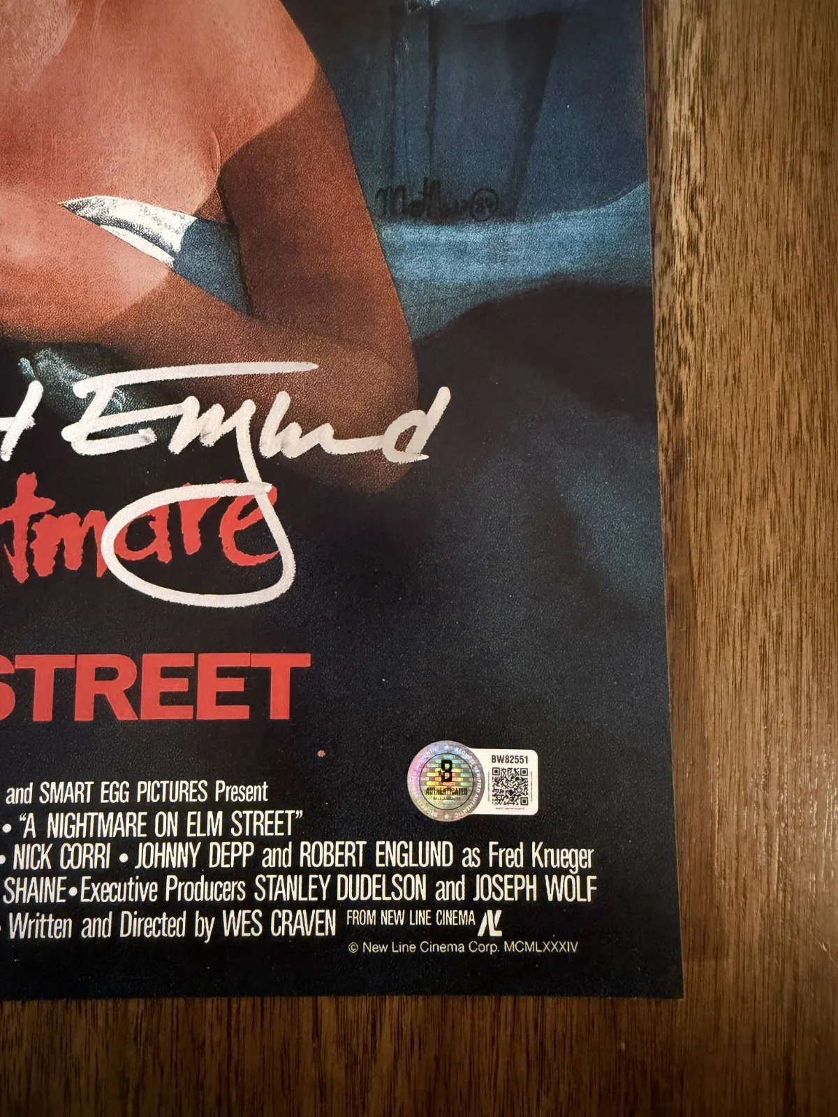 Robert Englund ‘Nightmare On Elm Street’ Signed 12x18 Photo ‘Freddy’ Beckett, image 2