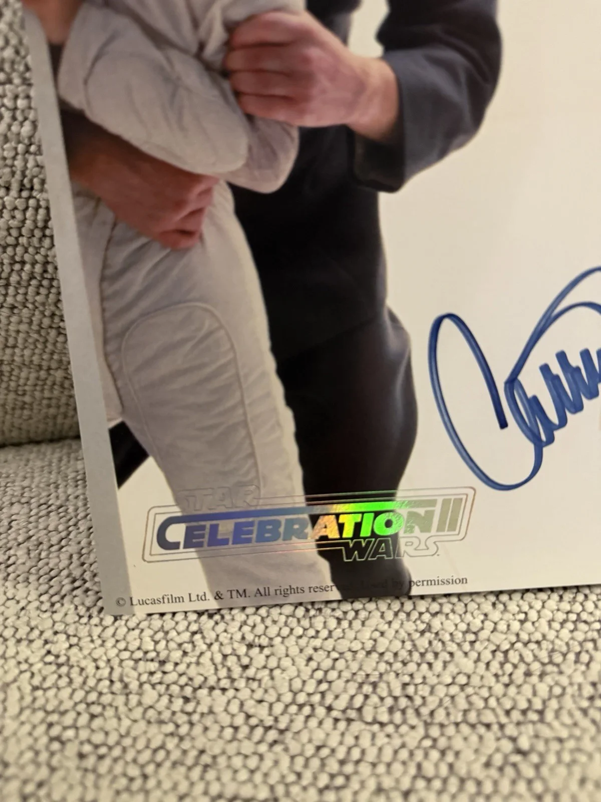 CARRIE FISHER STAR WARS PRINCESS LEIA SIGNED AUTOGRAPH LICENSED 8X10 PHOTO W/COA, изображение 4
