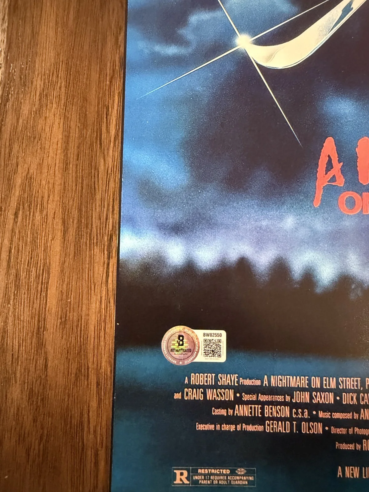 Robert Englund ‘Nightmare On Elm Street 3’ Signed 12x18 Photo ‘Freddy’ Beckett, image 2