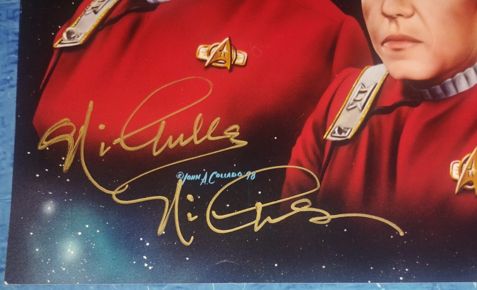 Star Trek Cast Signed Photo JSA COA James Doohan Nichelle Nichols NO US TARIFF, image 5