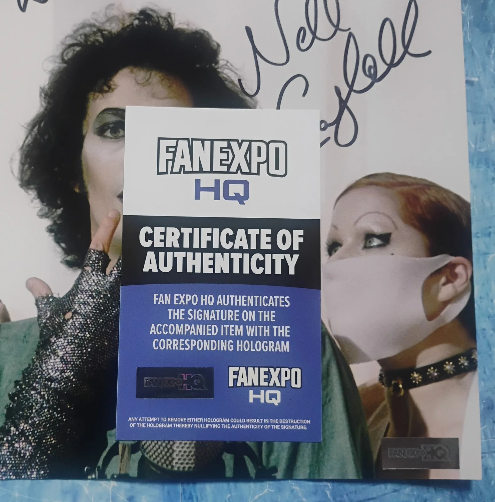 Nell Campbell & Patricia Quinn Hand Signed Autograph Photo COA - NO US TARIFFS, image 5
