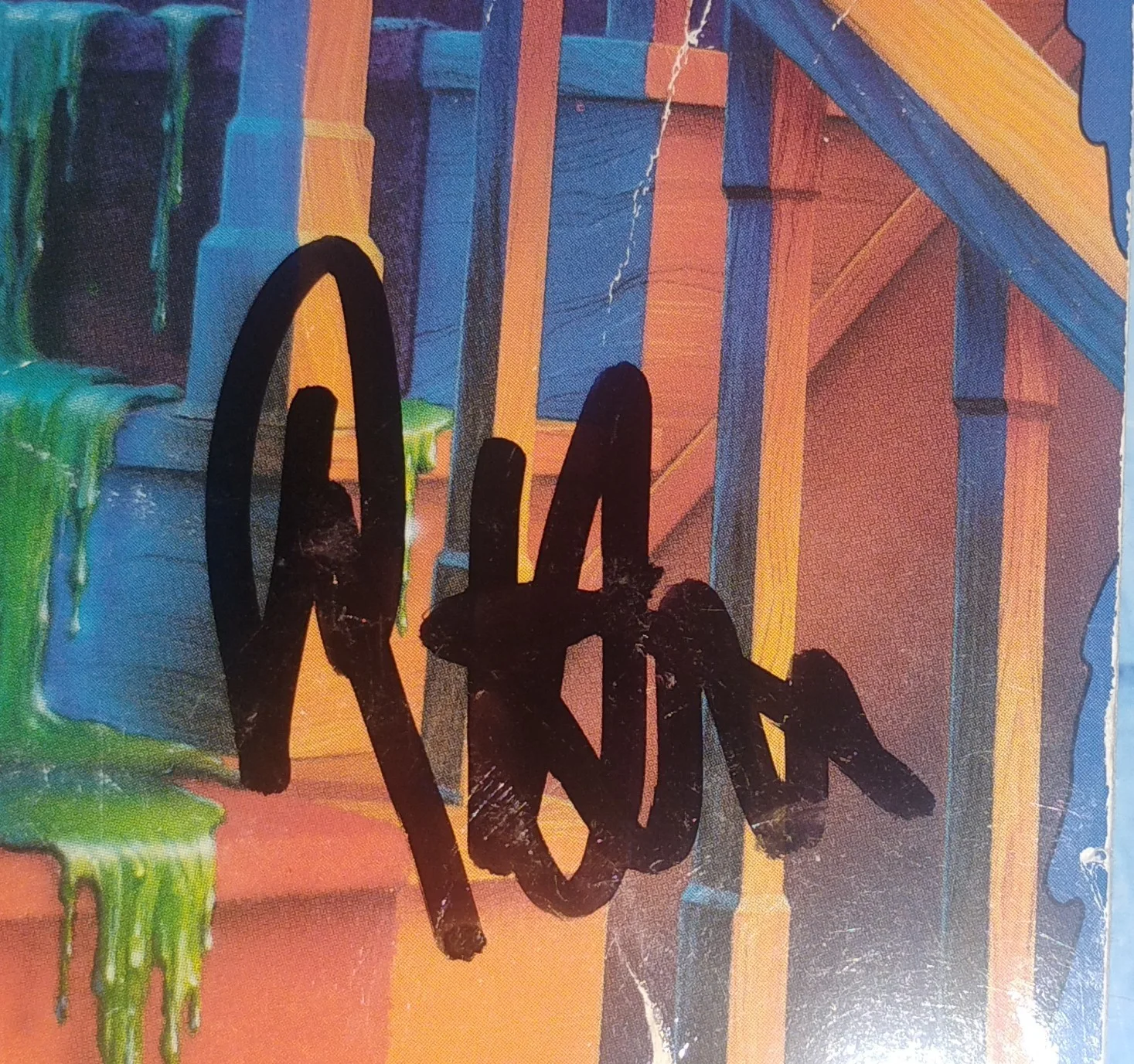 RL Stine Hand Signed Goosebumps Book COA Monster Blood NO US TARIFFS, image 3