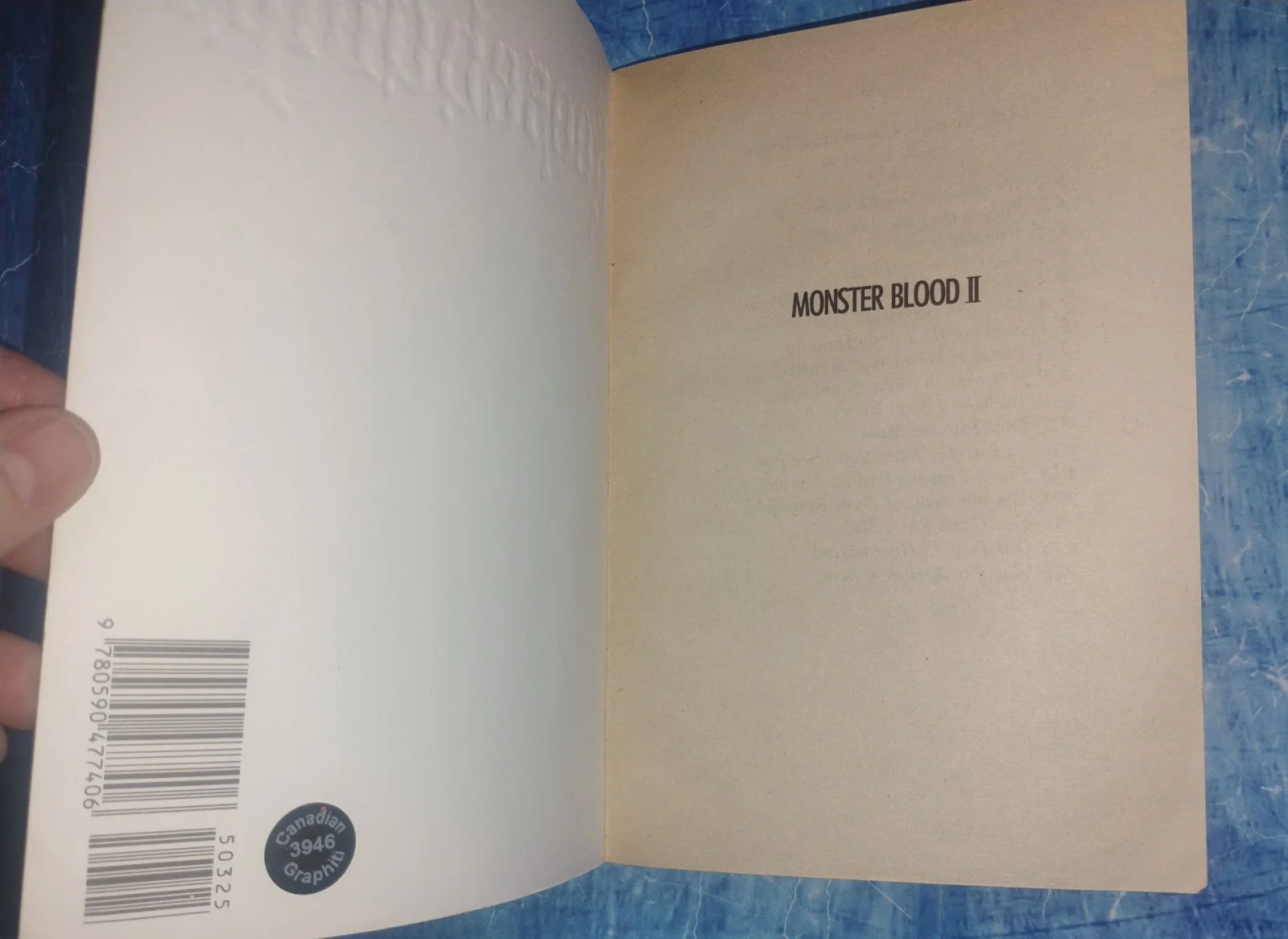 RL Stine Hand Signed Goosebumps Book COA Monster Blood NO US TARIFFS, image 4