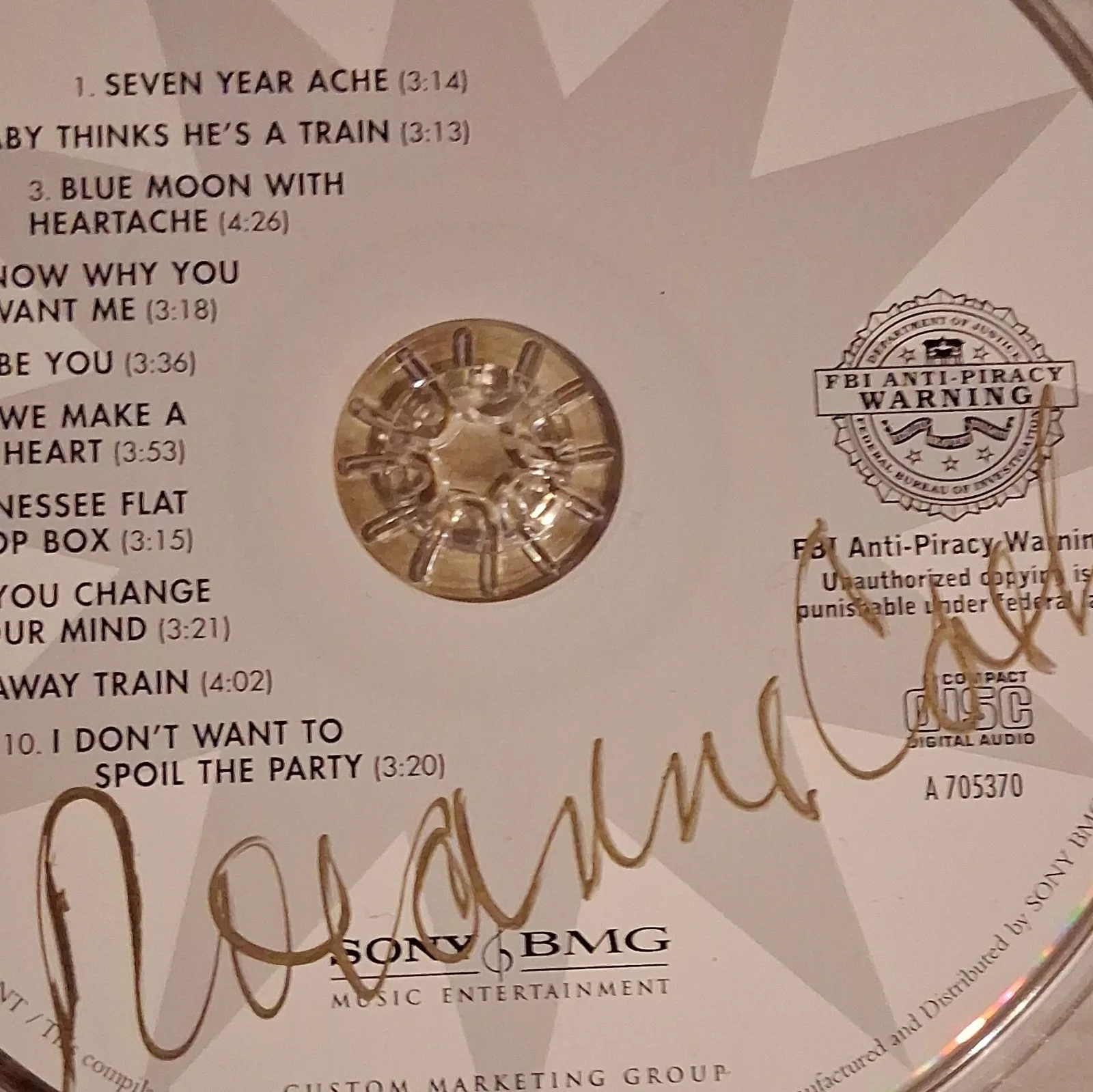 Sony BMG Rosanne Cash Super Hits Autographed CD 8697-05370-2 Country Music, изображение 4
