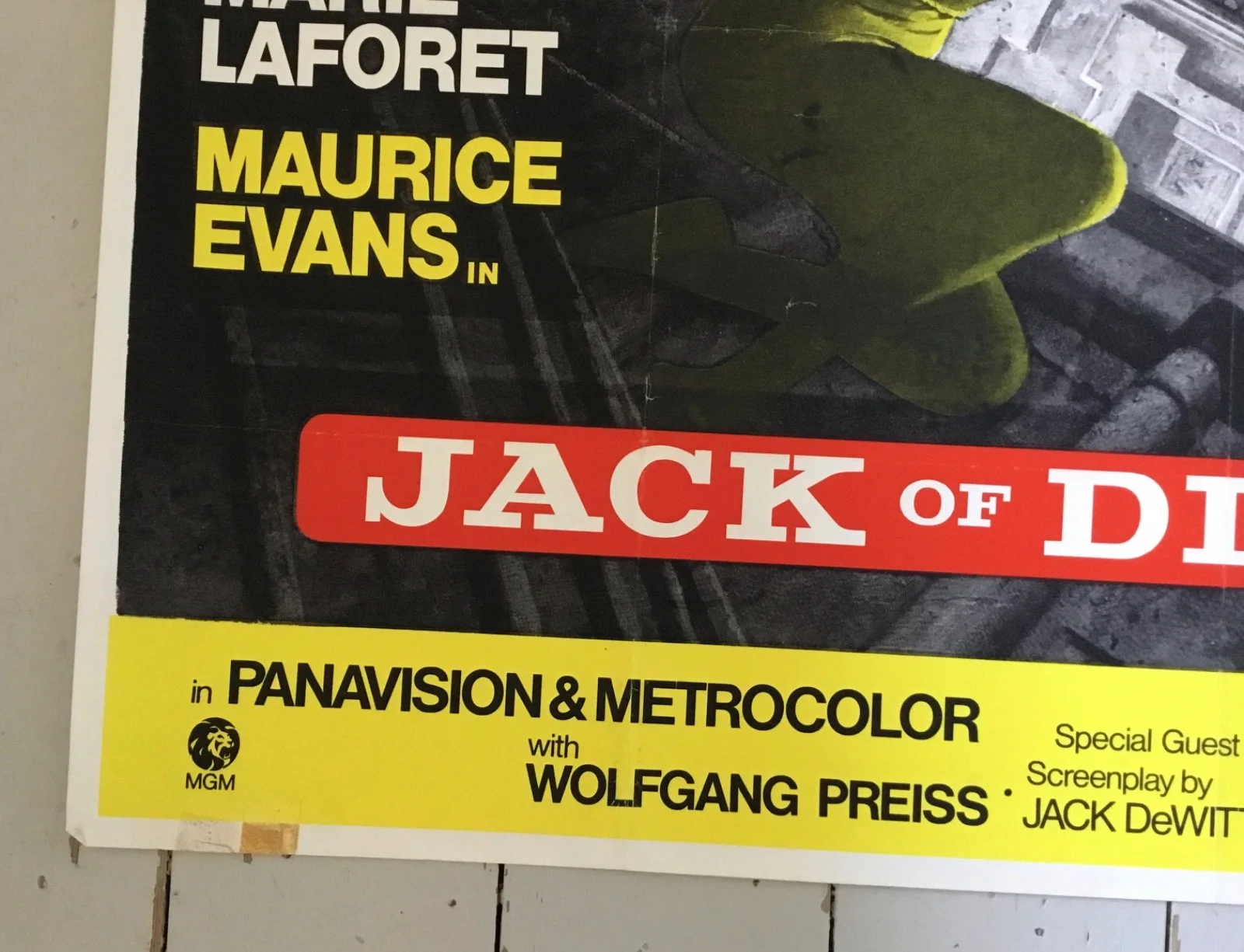 Jack of Diamonds 1967 Original UK Quad Poster George Hamilton RARE, изображение 2