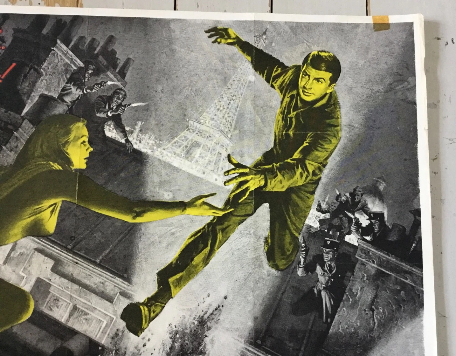 Jack of Diamonds 1967 Original UK Quad Poster George Hamilton RARE, изображение 4