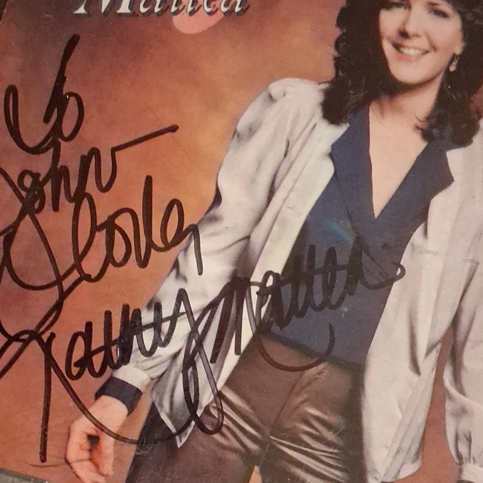 Kathy Mattea Autographed CD Album Cover & Disc Mercury 818 560-2 Music, изображение 2