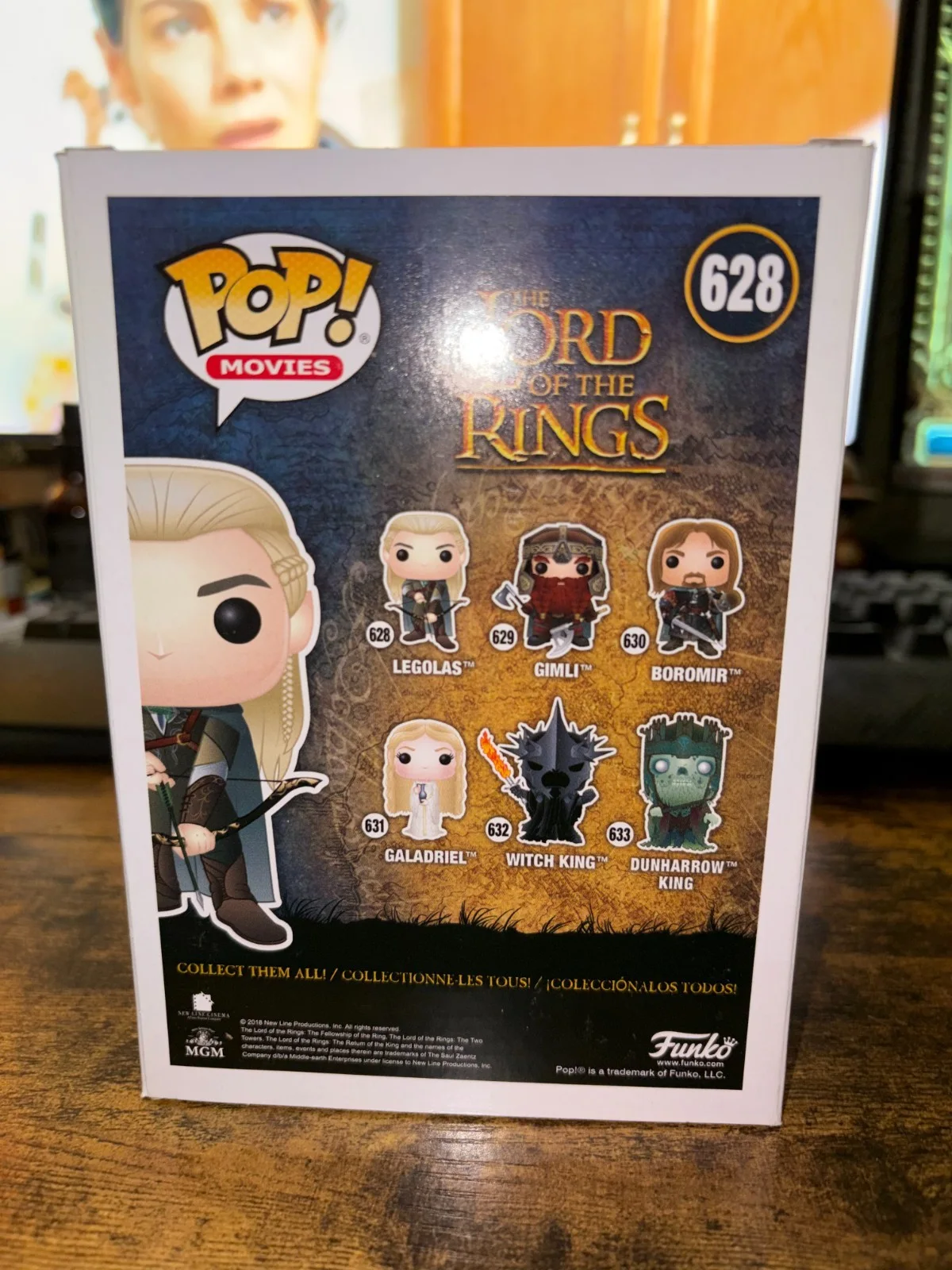 Orlando Bloom — ORLANDO BLOOM SIGNED LORD OF THE RINGS LEGOLAS FUNKO POP BAS BECKETT, image 3