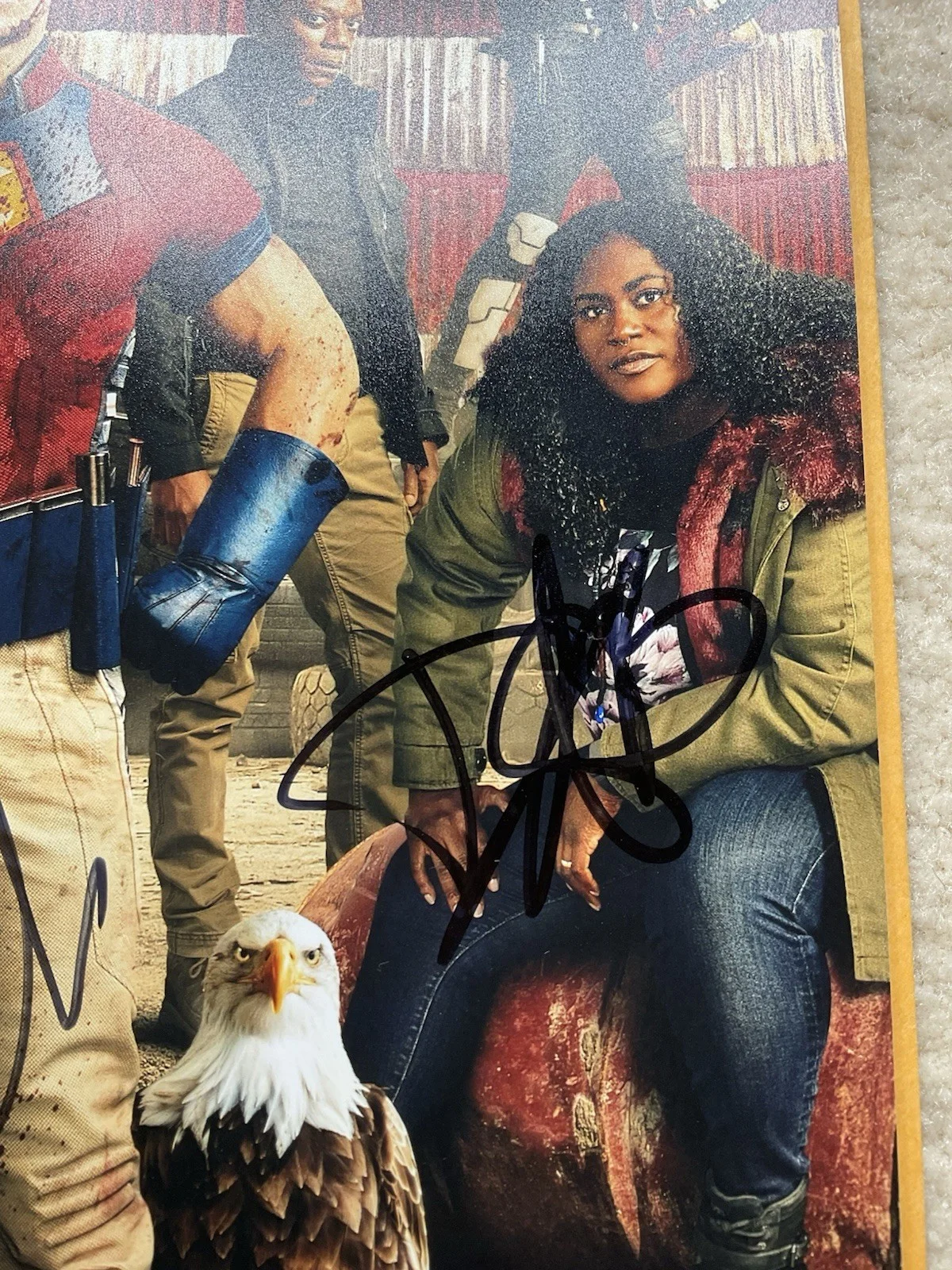John Cena — Peacemaker signed 12x18 ACOA John Cena signed 12x18 Freddie Stroma signed photo, image 5