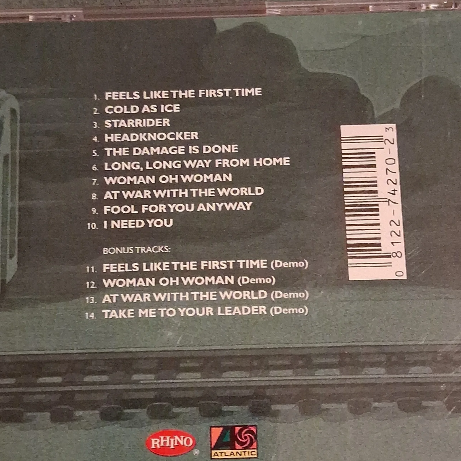 Foreigner Foreigner Signed Music CD & Cover Booklet signed by Lou Gramm, image 4