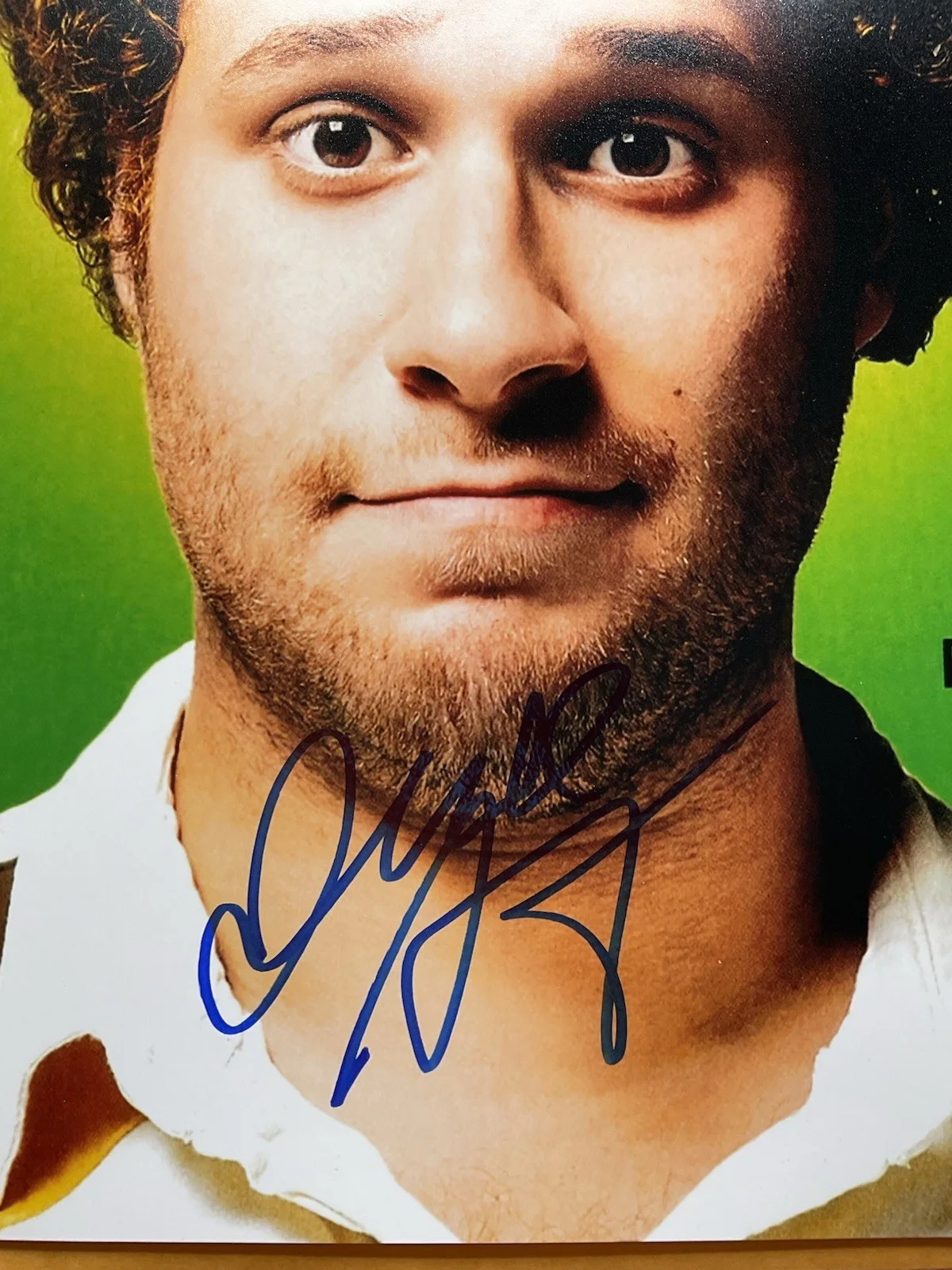 Judd Apatow — Judd Apatow signed 12x18 SWAU Knocked Up signed photo Seth Rogen photo auto, изображение 2