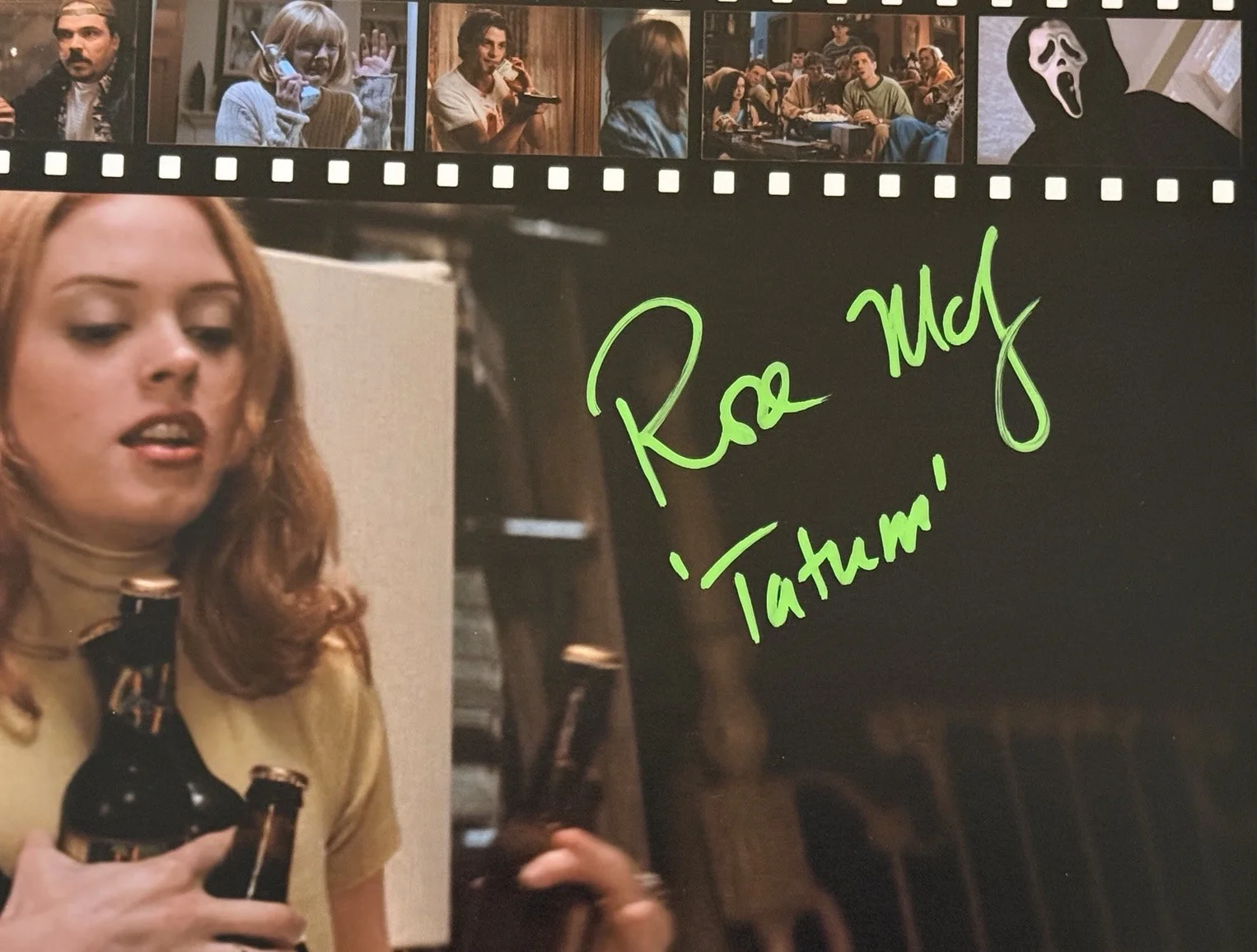 Rose McGowan — Rose McGowan "Tatum” SIGNED Scream 11x14 photo Horror Wes Craven EXACT PROOF #1, изображение 2
