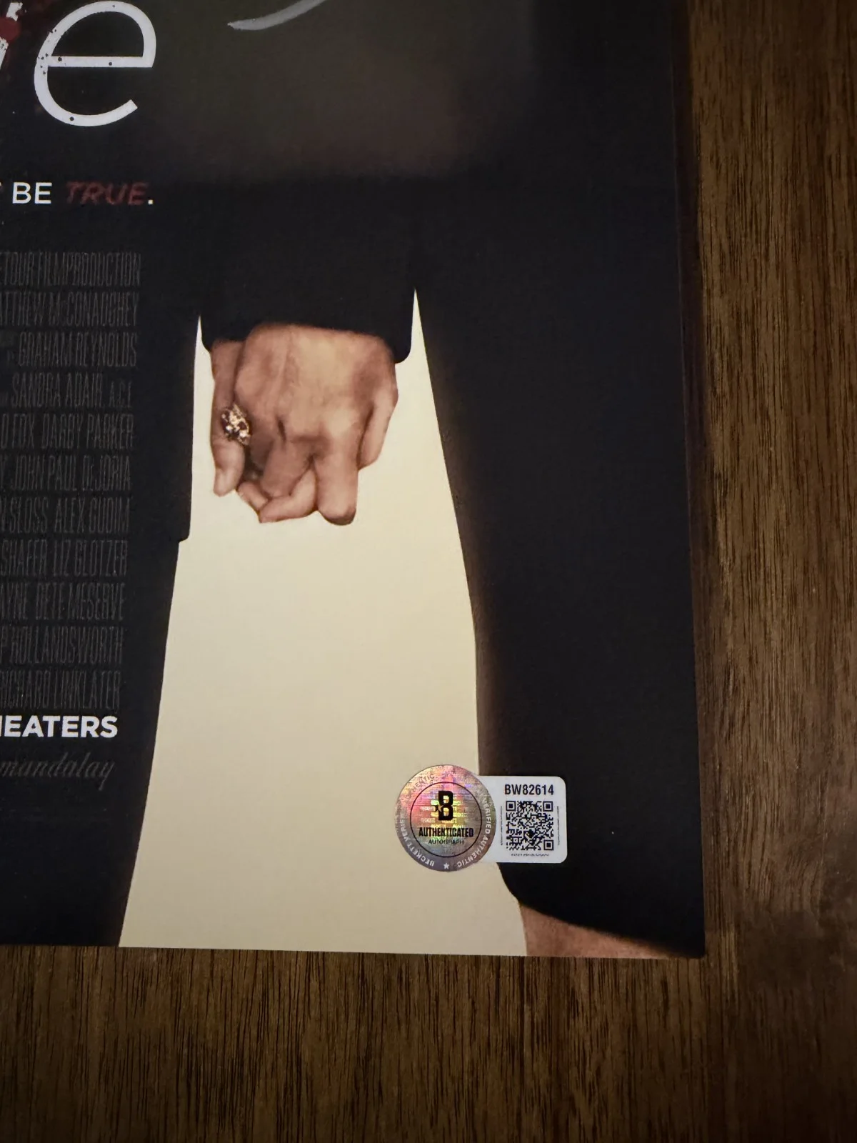 Richard Linklater ‘Bernie’ Director Signed 12x18 Photo Beckett Certified, image 2