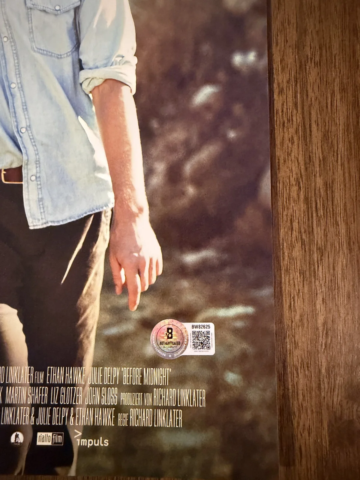 Richard Linklater ‘Before Midnight’ Director Signed 12x18 Photo Beckett, изображение 2