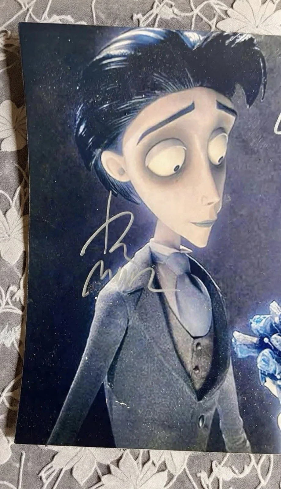Tim Burtons Corpse Bride Signed Johnny Depp Sarah Waltling 8 X 10, image 2