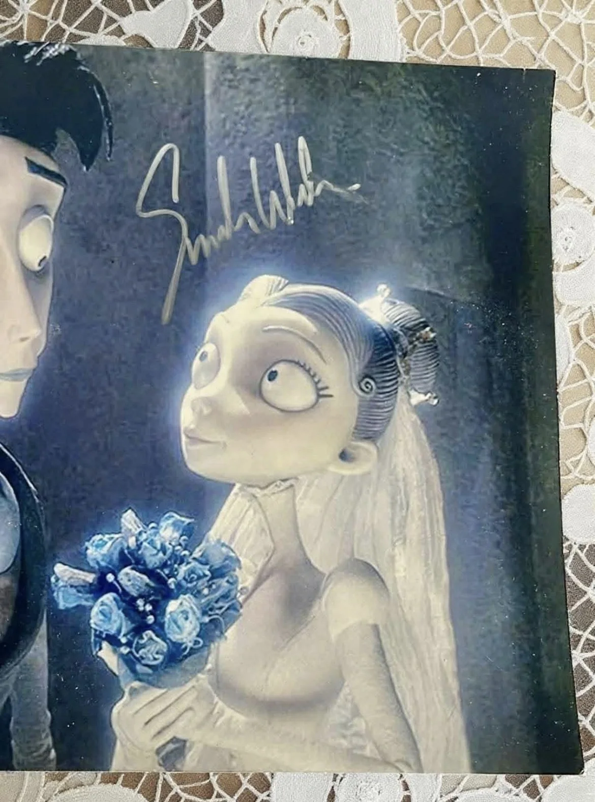 Tim Burtons Corpse Bride Signed Johnny Depp Sarah Waltling 8 X 10, image 3
