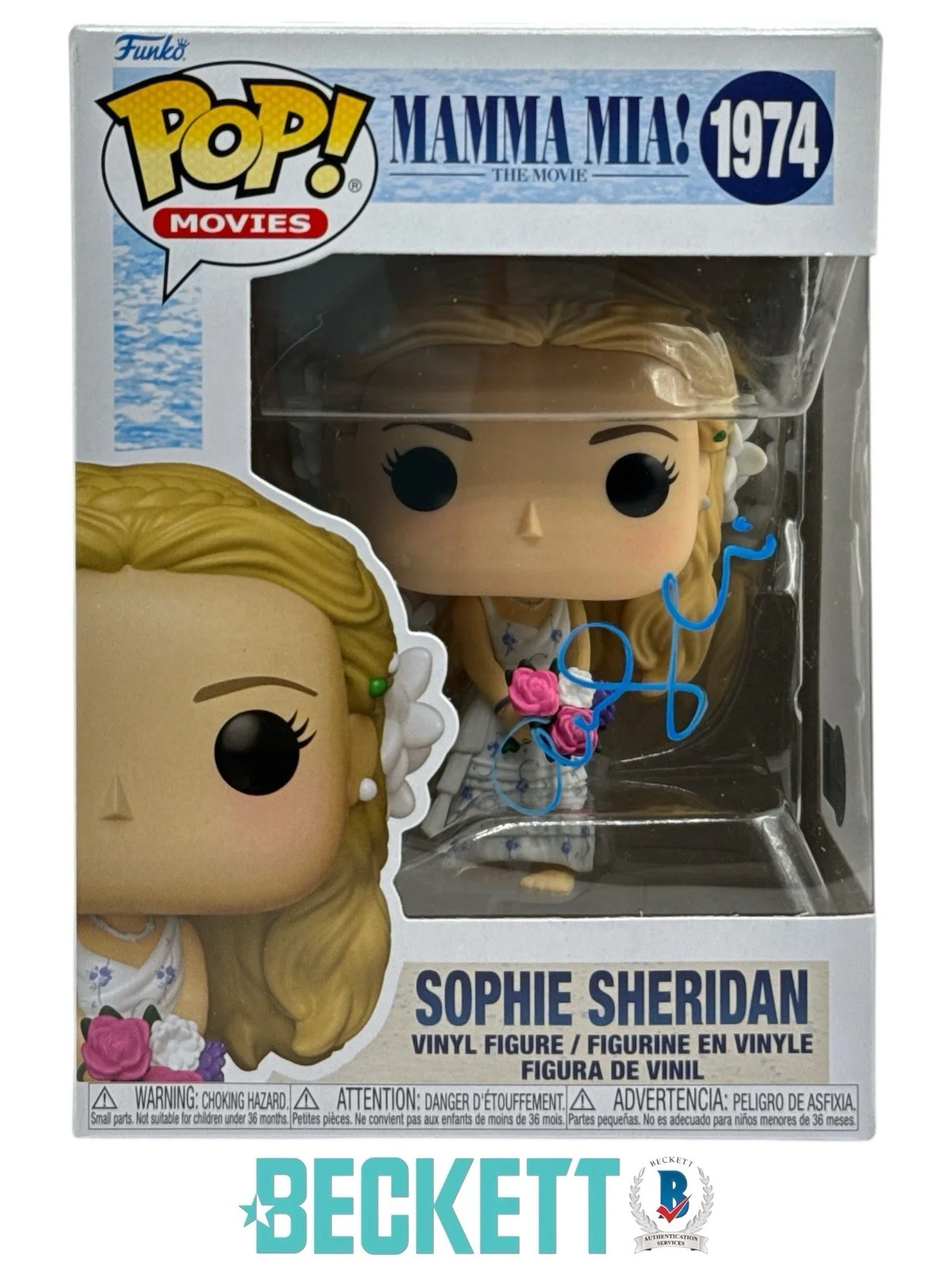 Amanda Seyfried — Amanda Seyfried Autograph Signed Mama Mia! Sophie Sheridan Funko Pop Beckett COA