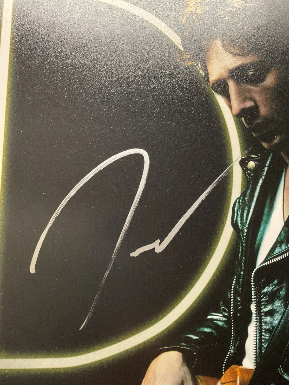 Jeremy Allen White — Jeremy Allen White signed 12x18 BAS Deliver me from Nowhere Bruce Springsteen, изображение 2