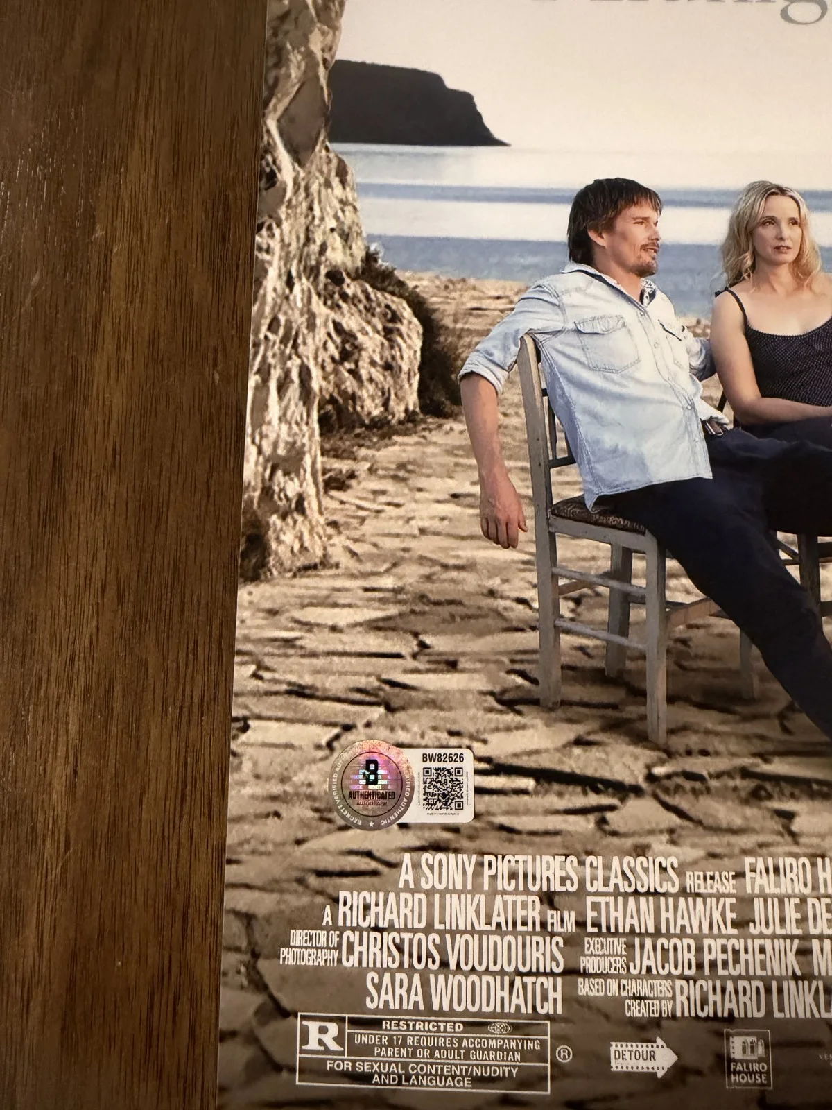 Richard Linklater ‘Before Midnight’ Director Signed 12x18 Photo Beckett, изображение 2