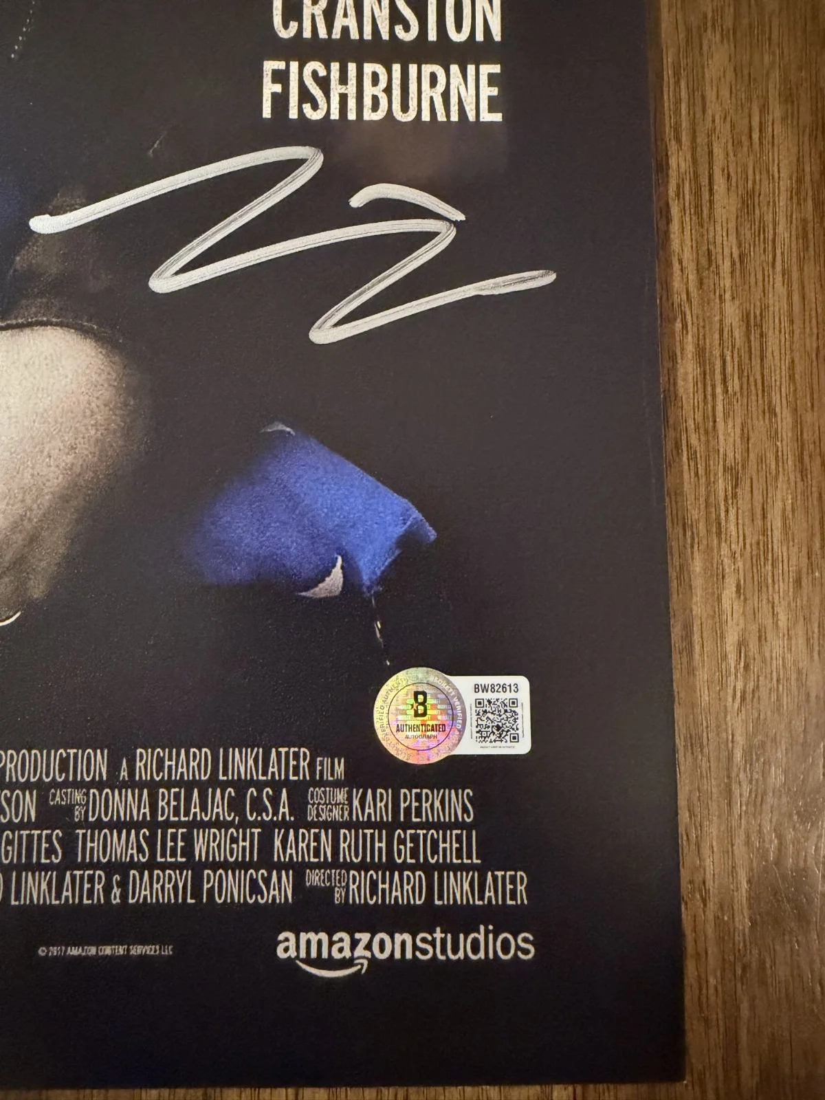 Richard Linklater ‘Last Flag Flying’ Director Signed 12x18 Photo Beckett, image 2