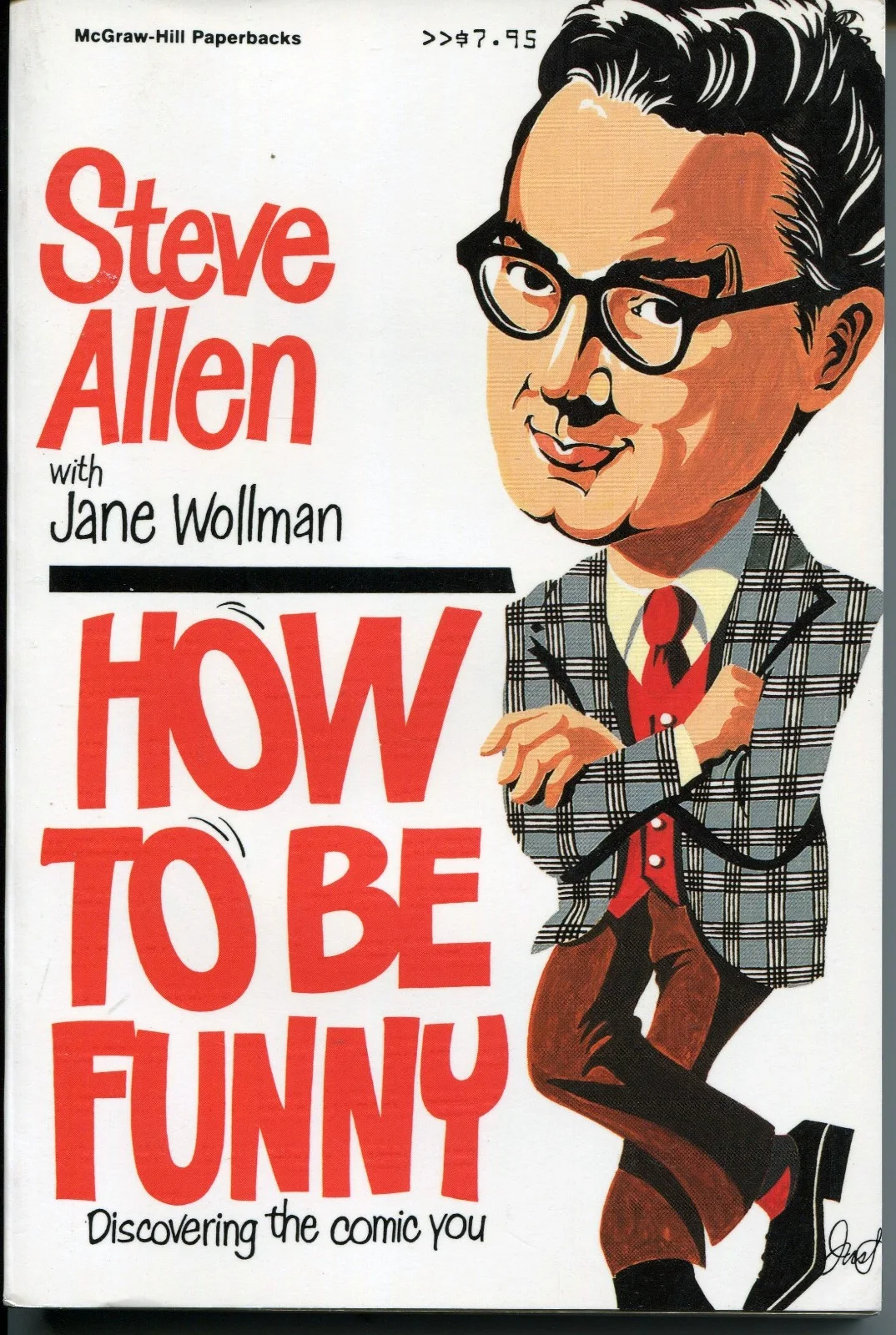 Jayne Meadows — JAYNE MEADOWS - "How to Be Funny" Book by Steve Allen - SIGNED Meadows in Person, изображение 2