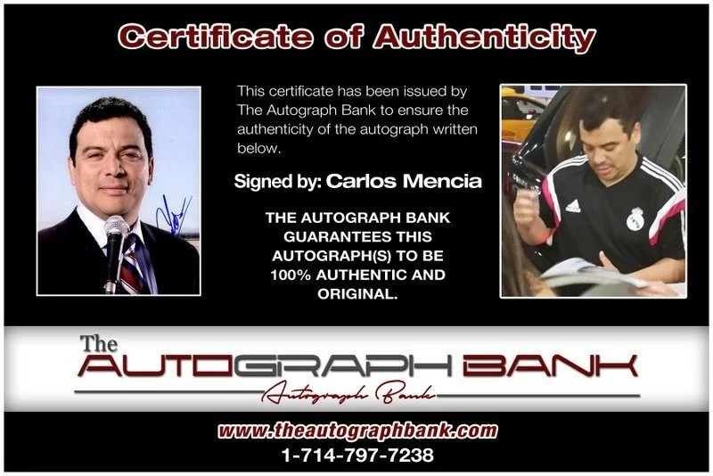 Carlos Mencia — Carlos Mencia authentic signed celebrity 8x10 photo W/Cert Autographed C3, изображение 2