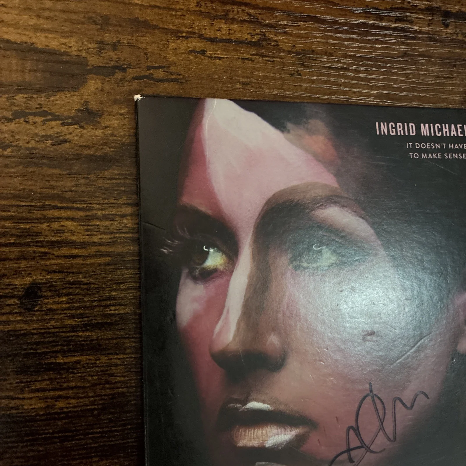 Signed Autographed Ingrid Michaelson It Doesn’t Have To Make Sense CD / Booklet, image 3