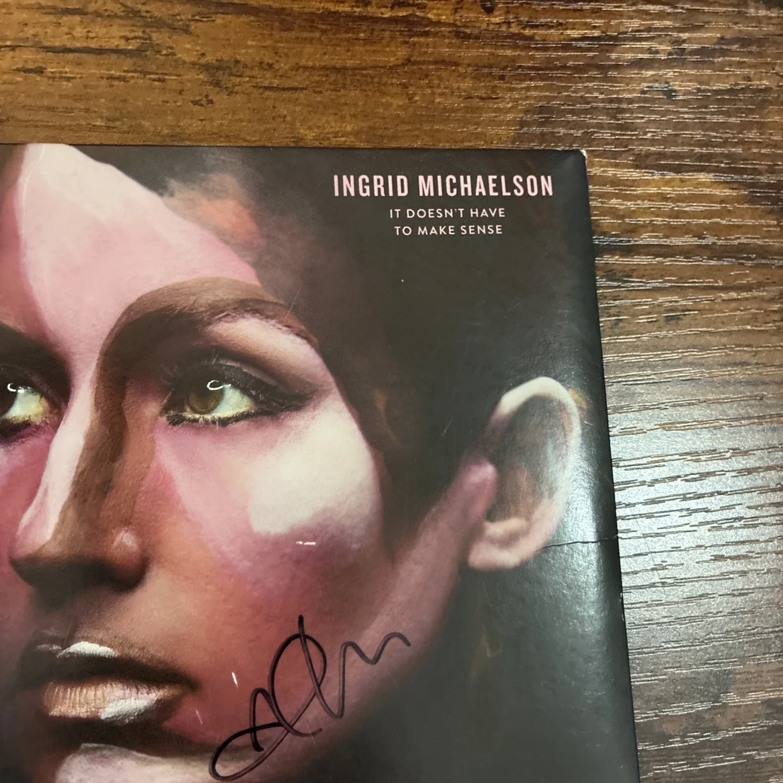 Signed Autographed Ingrid Michaelson It Doesn’t Have To Make Sense CD / Booklet, image 4