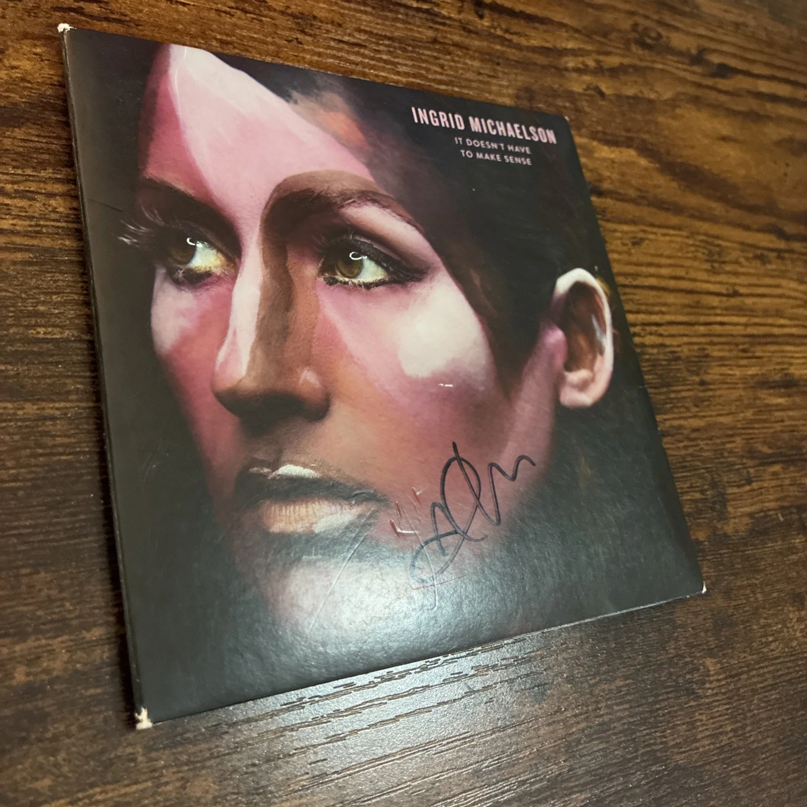 Signed Autographed Ingrid Michaelson It Doesn’t Have To Make Sense CD / Booklet, image 5