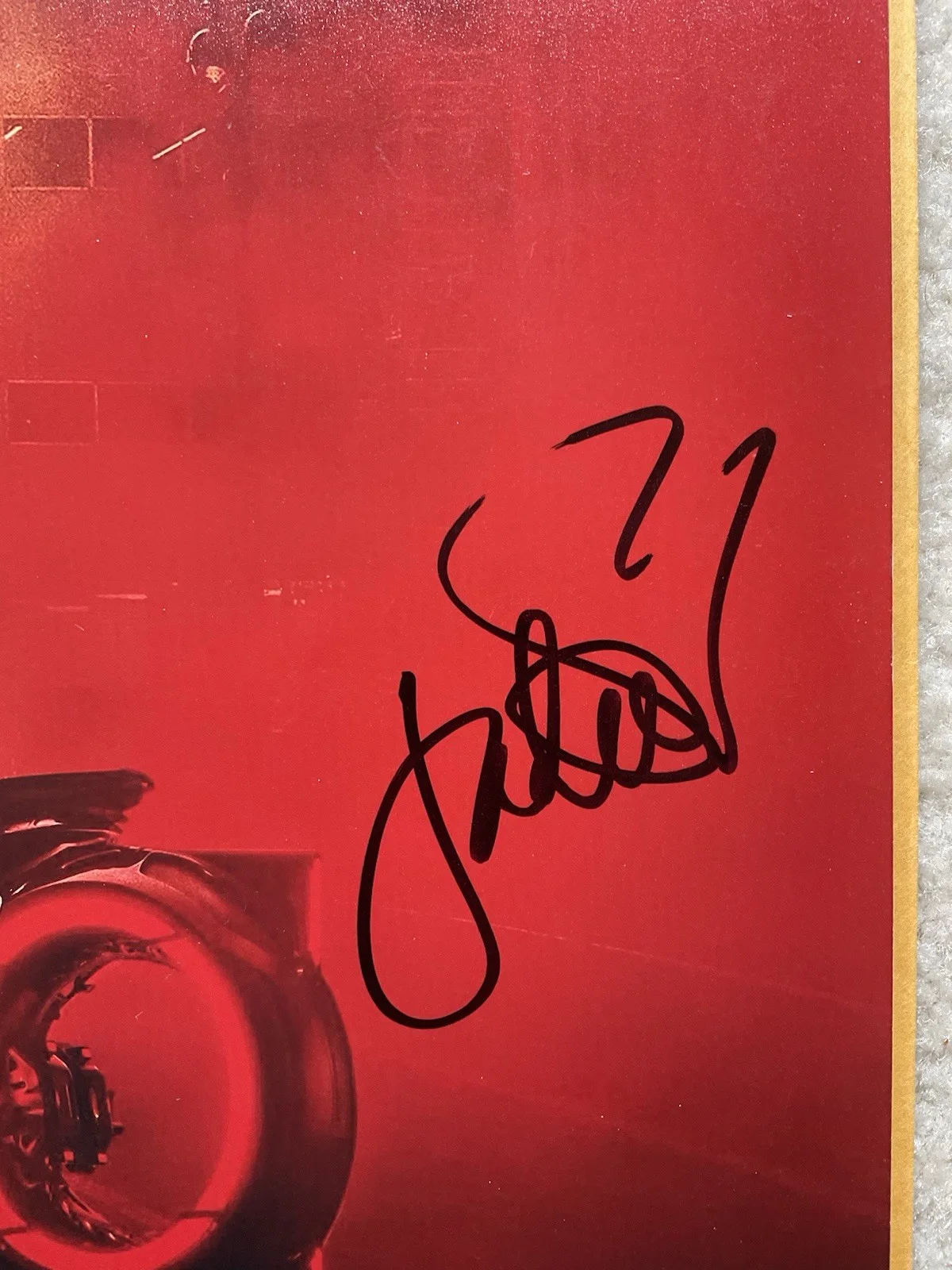 Jared Leto — Tron Ares signed 12x18 SWAU Jared Leto signed photo Evan Peters signed 12x18 3, изображение 3