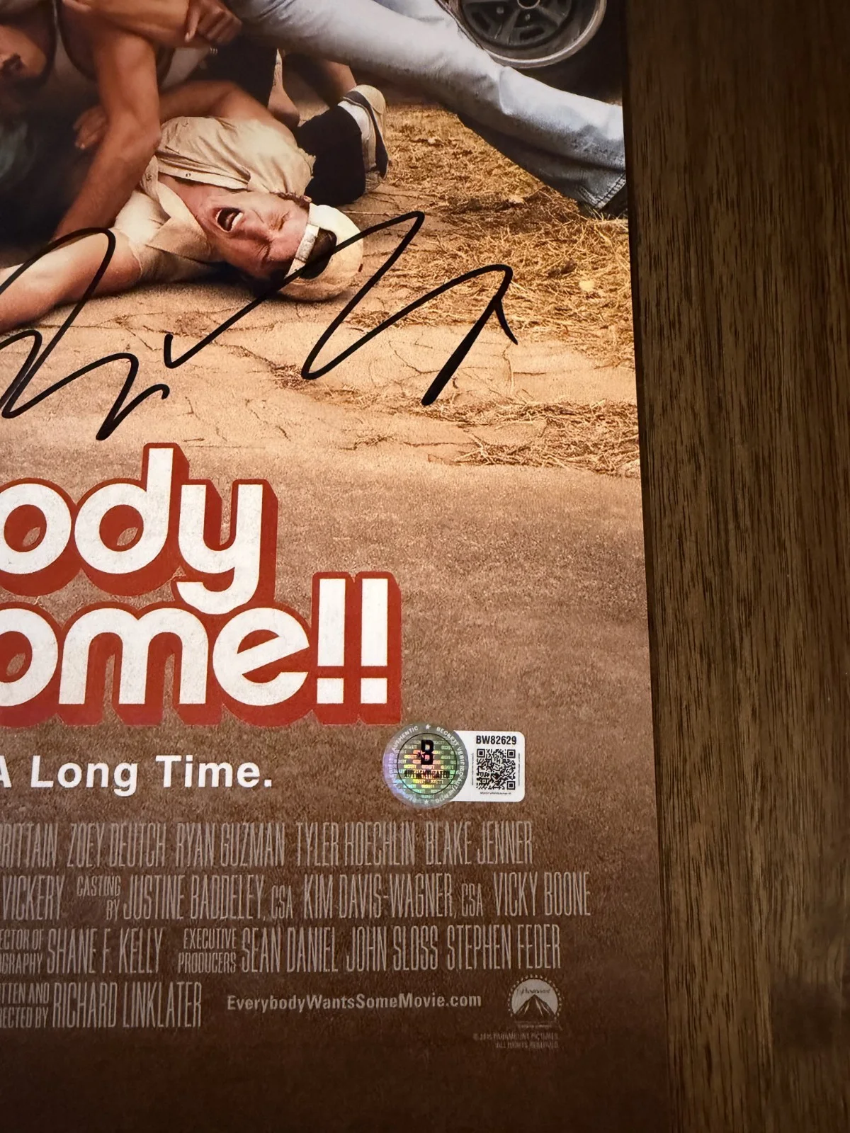 Richard Linklater ‘Everybody Wants Some!!’ Director Signed 12x18 Photo Beckett, image 2
