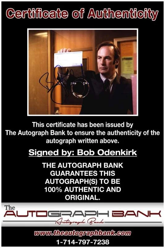 Bob Odenkirk — Bob Odenkirk authentic signed celebrity 8x10 photo W/Cert Autographed B0008, изображение 2