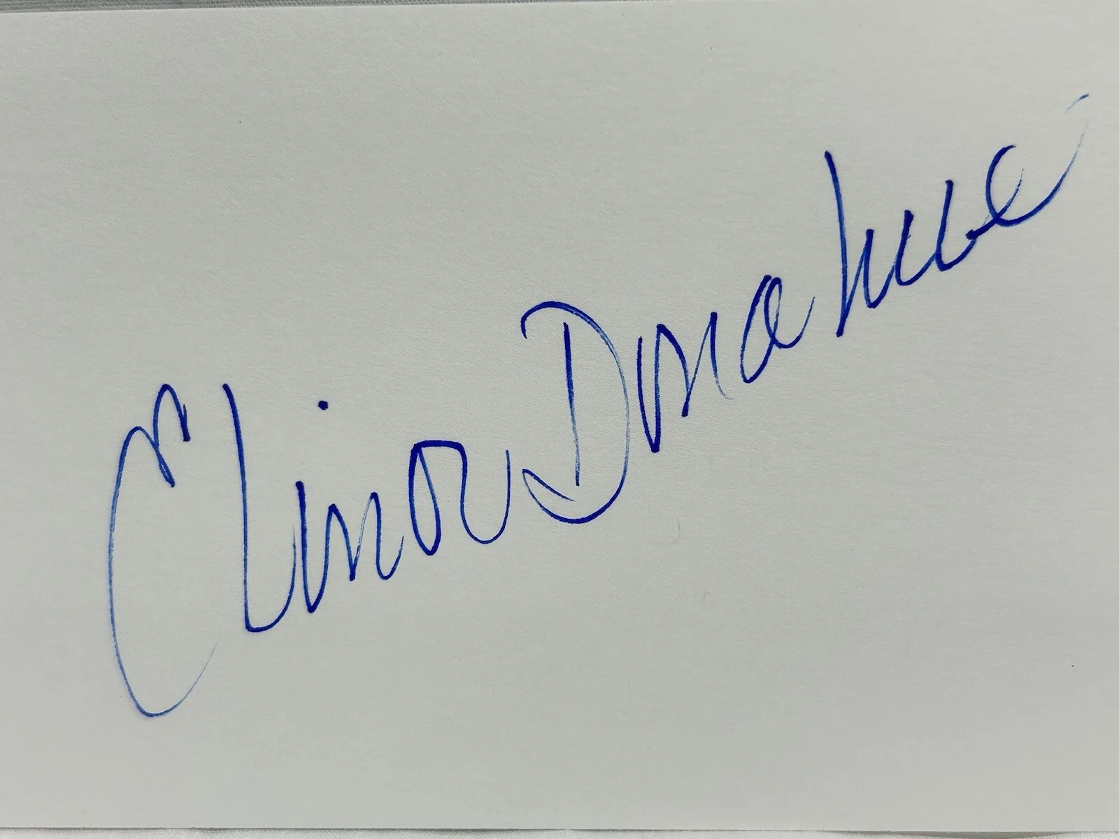 Elinor Donahue — Elinor DonahueAmerican Actress aka Betty Anderson Signature Index Card Original, изображение 2