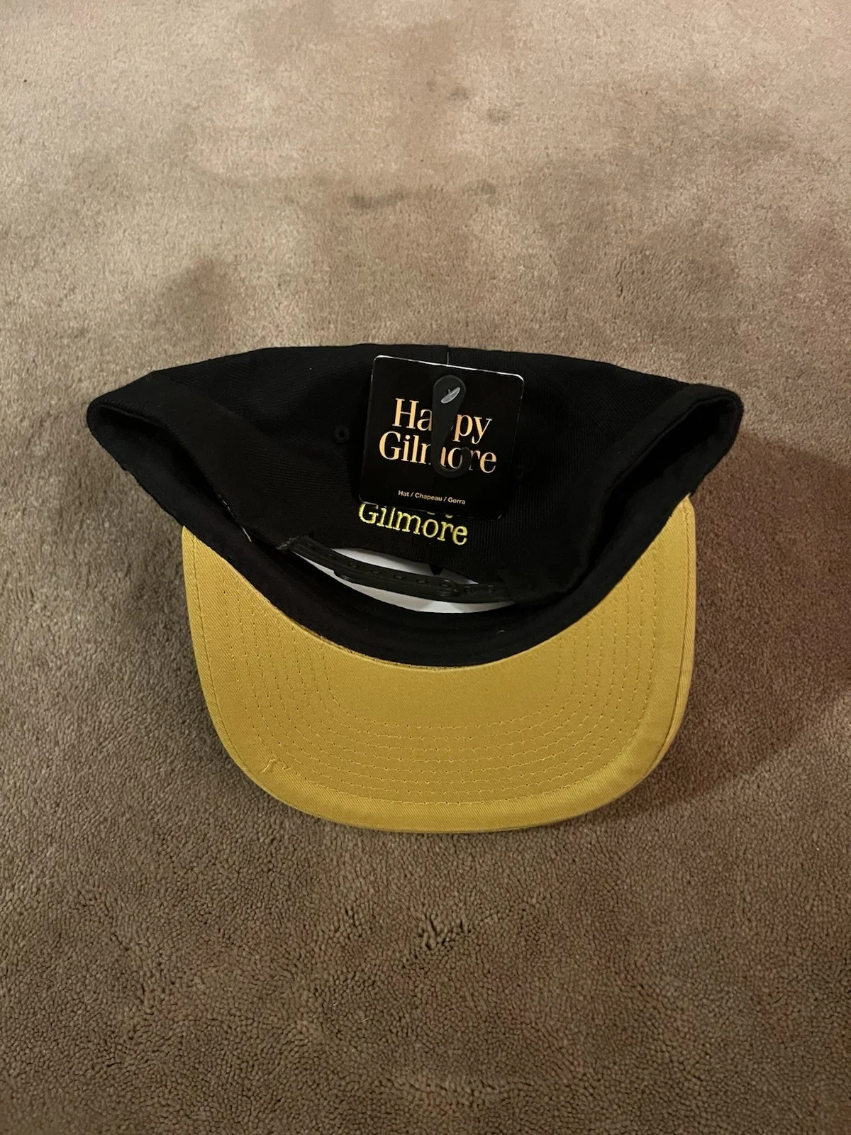 Allen Covert Autographed Happy Gilmore Hat Proof, image 2