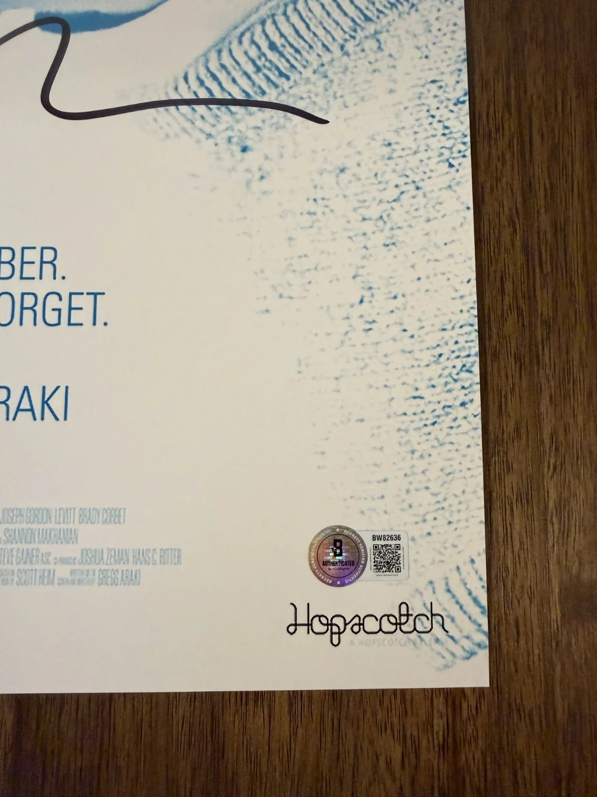 Gregg Araki ‘Mysterious Skin’ Director Signed 12x18 Photo Beckett, изображение 2